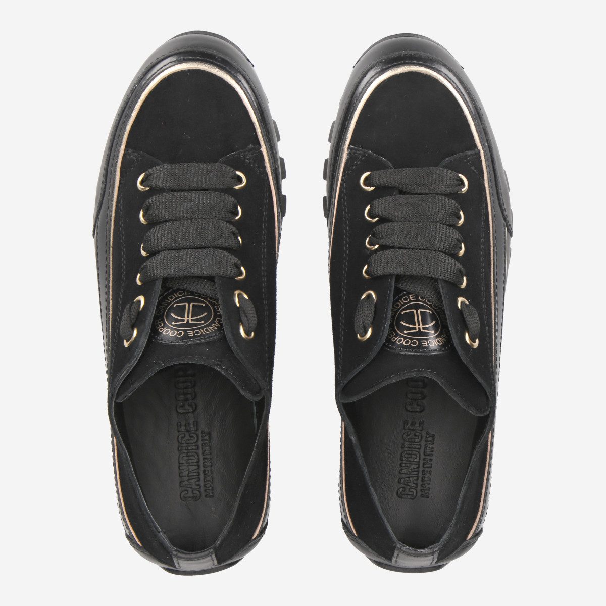 Candice Cooper Candice Cooper 2017948.04.0A01 JANIS STRIP, Sneaker, Schwarz, Damen Sneaker