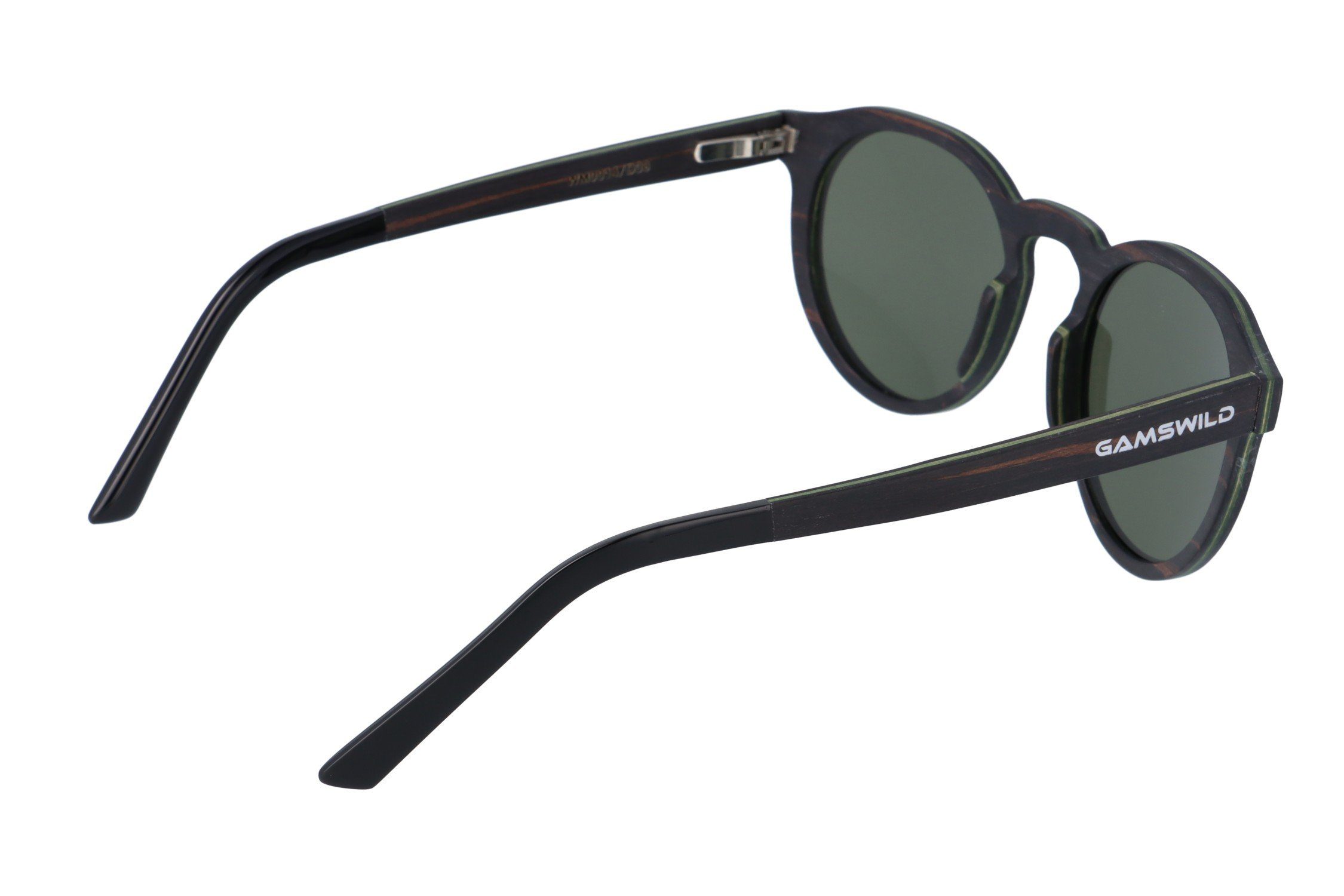 Gamswild Sonnenbrille UV400 GAMSSTYLE Holzbrille polarisierte Gläser Damen Herren Unisex, Modell WM0014 in braun, grau & G15