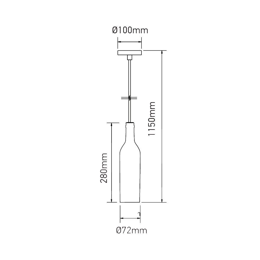 LED Fernbedienung Lampen Leuchtmittel Set Farbwechsel, Pendelleuchte, Warmweiß, inklusive, 2er Flaschen dimmbar Pendel etc-shop Decken