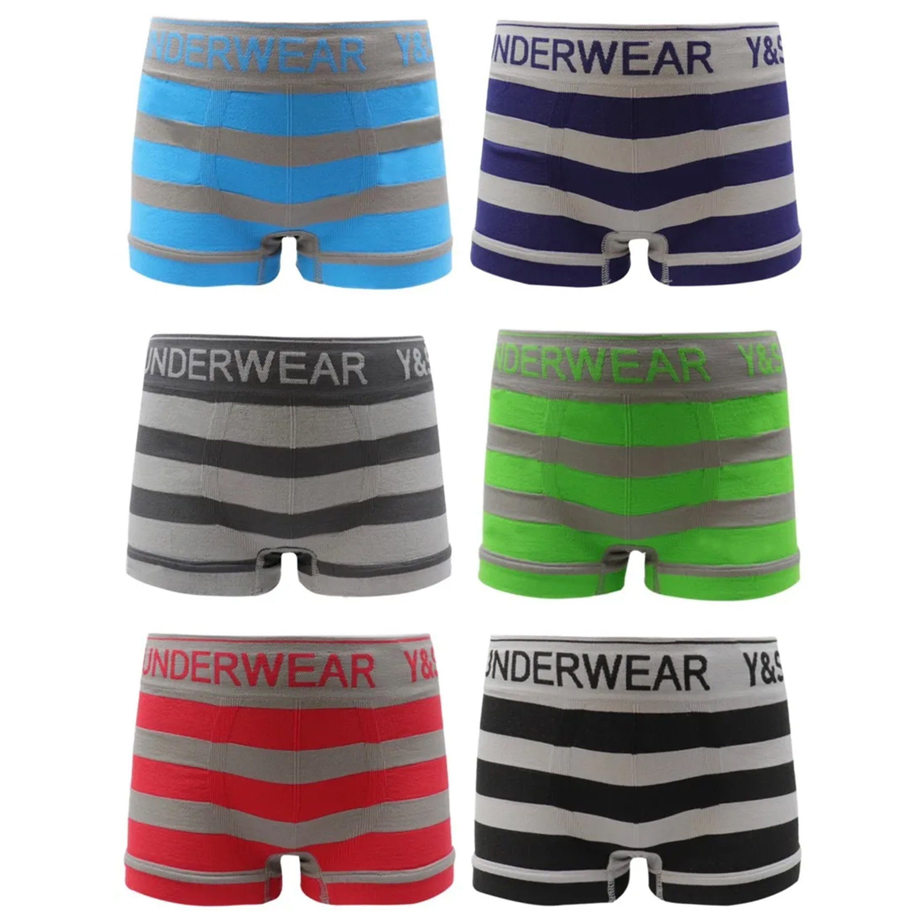 TEXEMP Boxershorts 6er-12er Pack Kinder Unterhosen Jungen Mädchen Unterwäsche Boxershorts (12-St) Etikettenlos - Langlebig - Robust