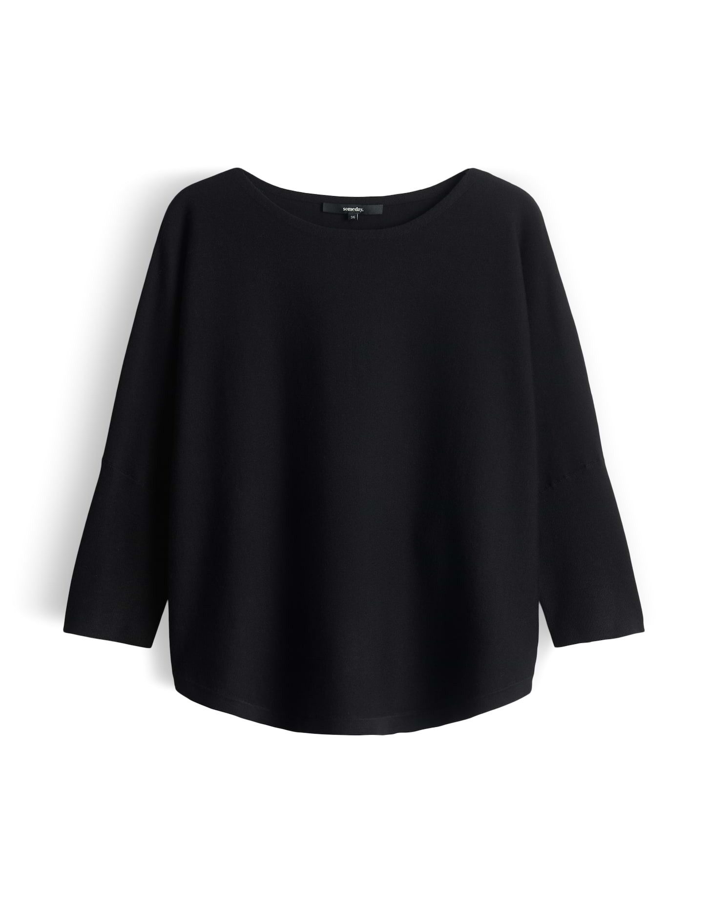 someday Strickpullover TIRAJA Oversized im Cape Stil oversized Passform, ovaler Schnitt, weich fließender Fall