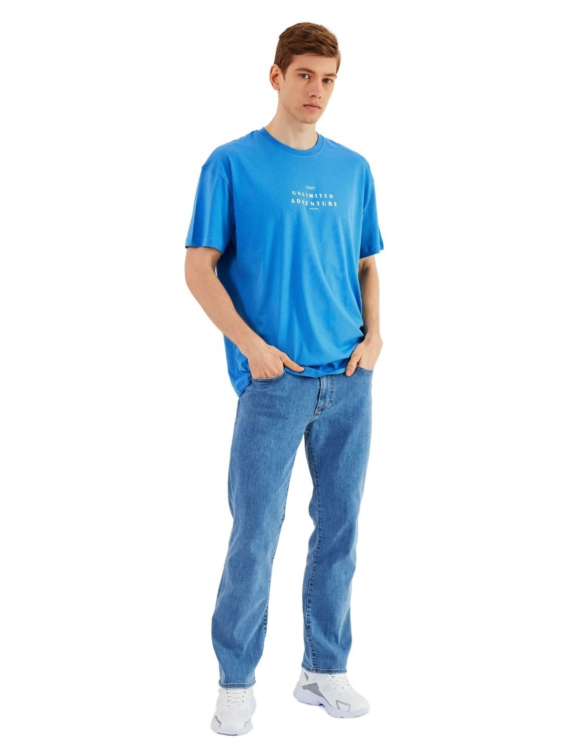 COMEOR Oversize-Shirt Herren T-Shirt: Trendige Urban Streetwear für lässige Styles (1-tlg) mit individuellem Print