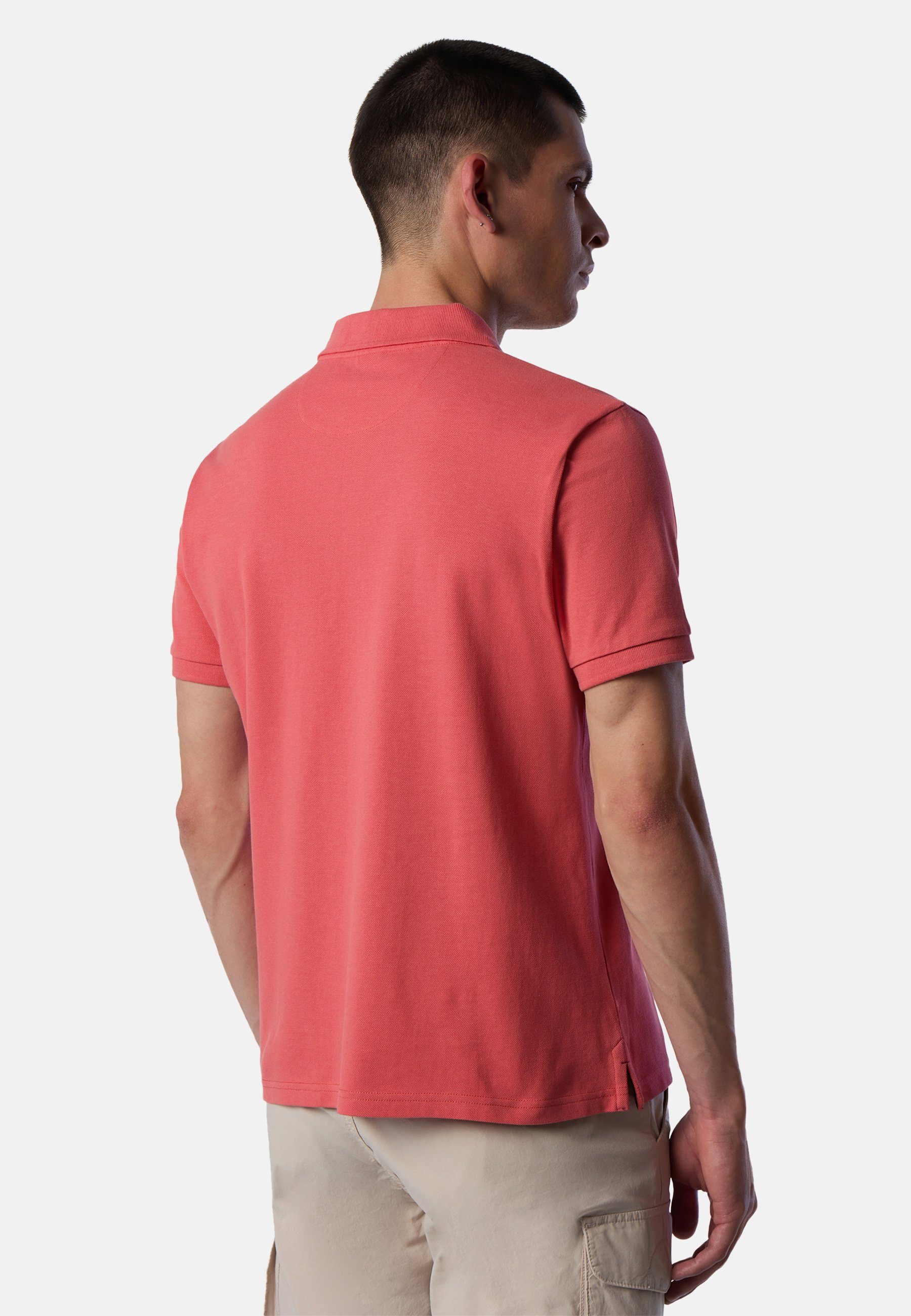 Sails orange North mit Design klassischem Poloshirt Bio-Baumwolle aus Poloshirt