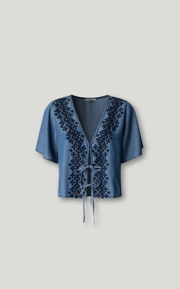 Pepe Jeans Kurzarmshirt CLEO TENCEL SHIRT