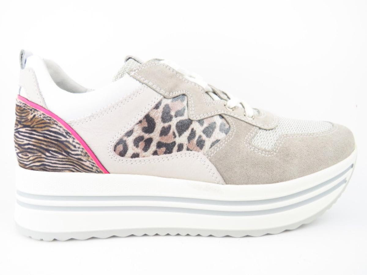 Nero Giardini Velour grau kombi. Sneaker