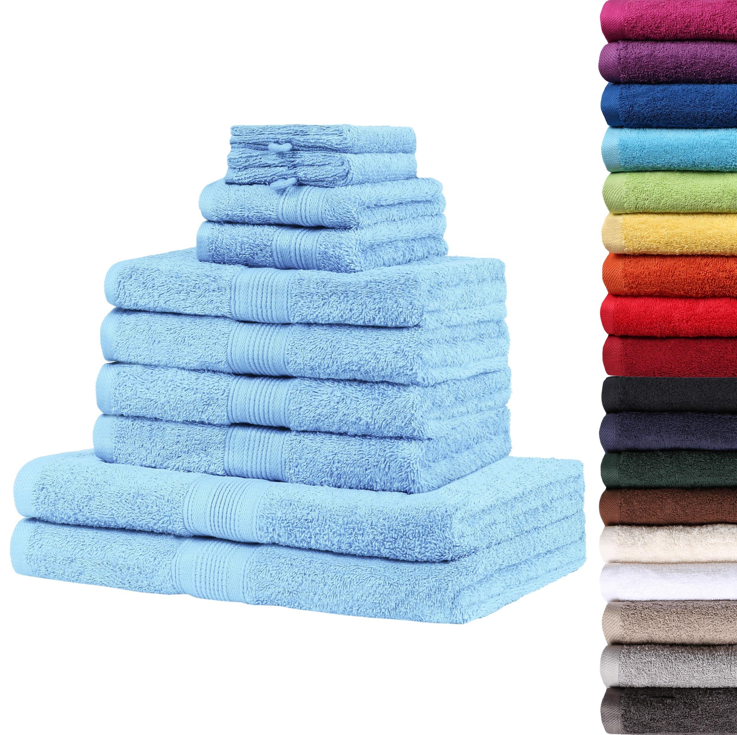 NatureMark Handtuch Set Handtuch-Set 10tlg. 500gsm, 100% Baumwolle (10-St), günstig online kaufen