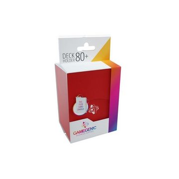 Gamegenic Spiel, GGS25023 - Deck Holder 80+ Rot Kartenbox