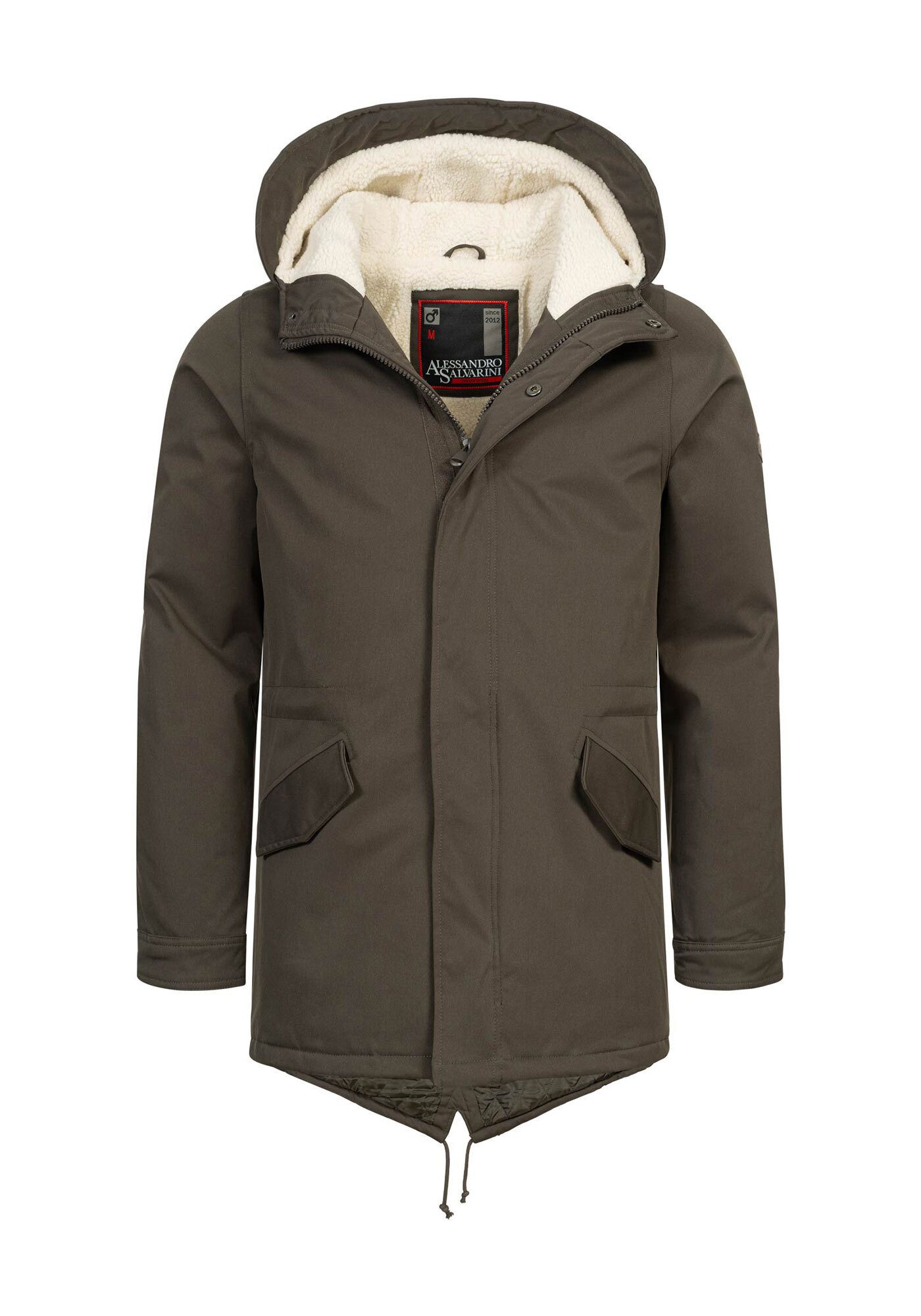 Alessandro Salvarini Winterjacke ASMauro mit warmem Teddyfell