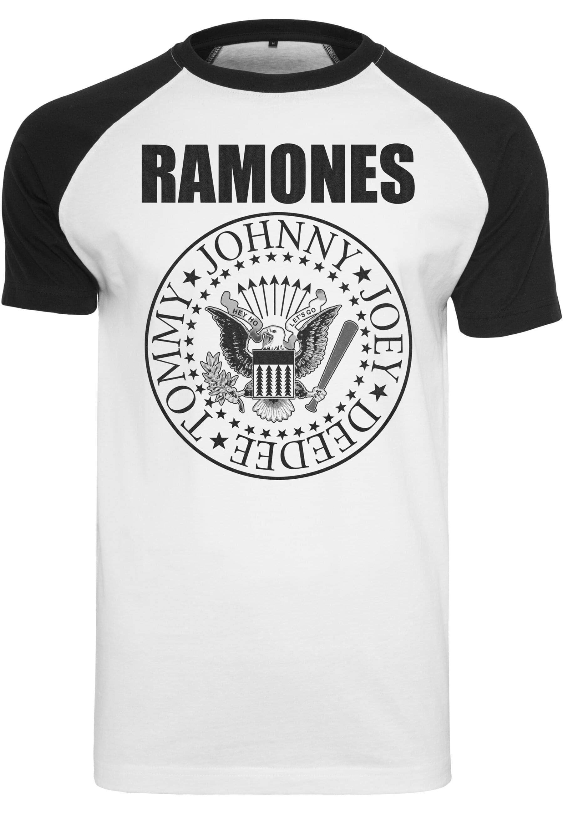 T-Shirt Merchcode Herren Ramones Circle Raglan Tee