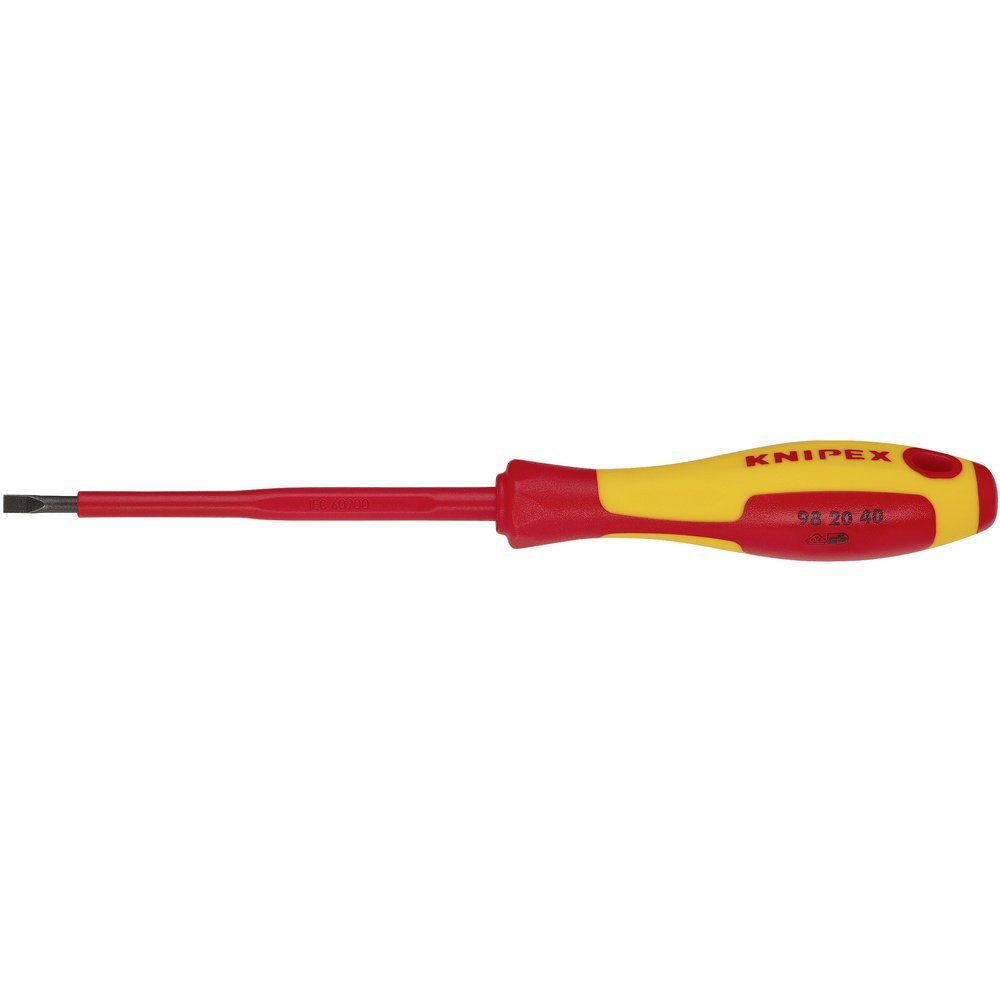 Knipex Schraubendreher Knipex VDE VDE Schlitz-Schraubendreher Klingenbreite: 4 mm Klingenläng