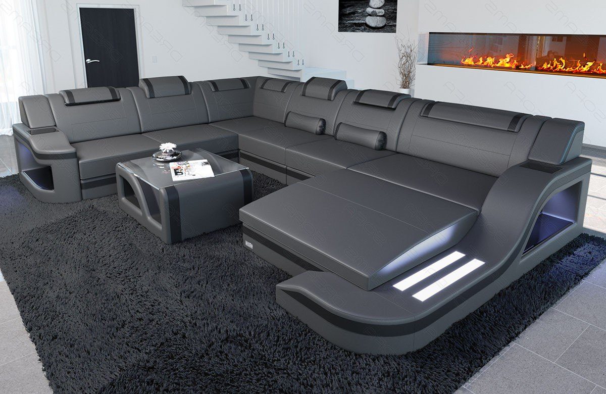 Sofa Dreams Wohnlandschaft Ledercouch Sofa Leder günstig online kaufen