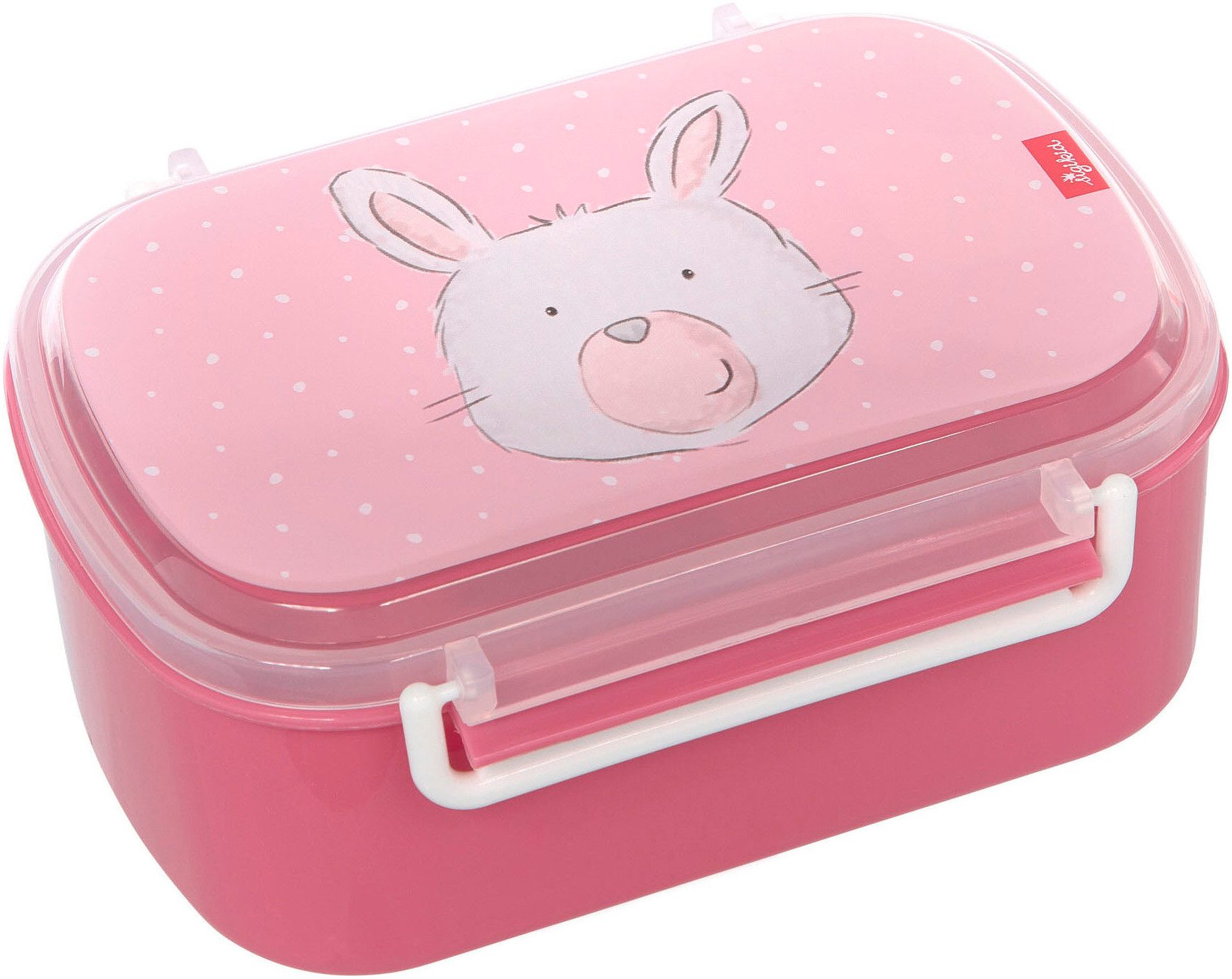 Sigikid Lunchbox Hase rosa, Polyprophylen (PP), (2-tlg)