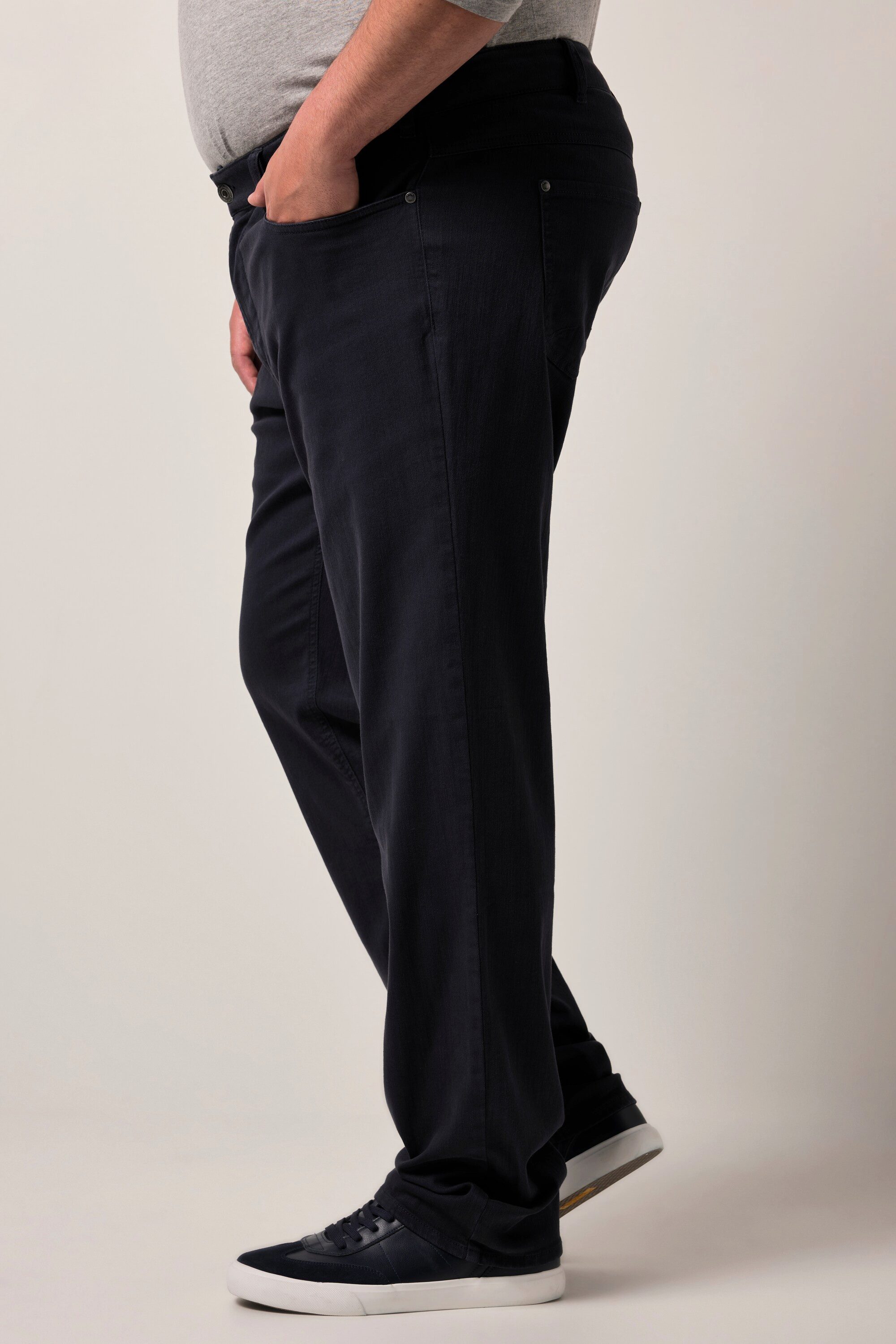 Men Plus 5-Pocket-Jeans Color-Jeans Denim Bauchfit Regular Fit 5-Pocket
