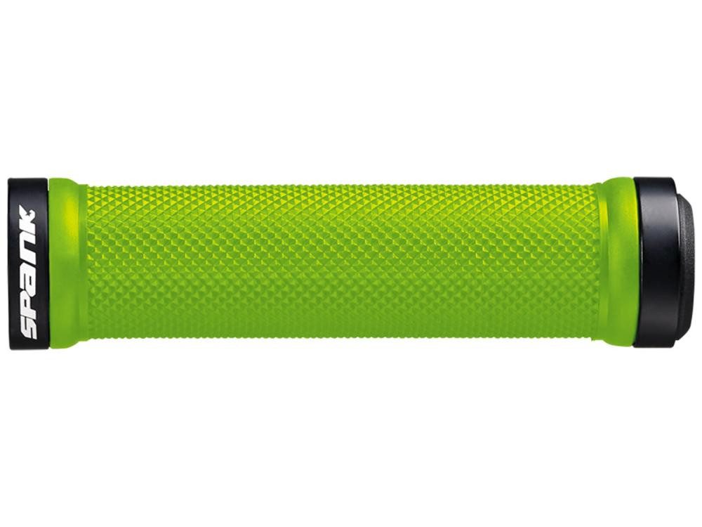 SPANK Fahrradlenkergriff Spank Lock-On grip Spoon w/ two alloy endrings full color, green, unis