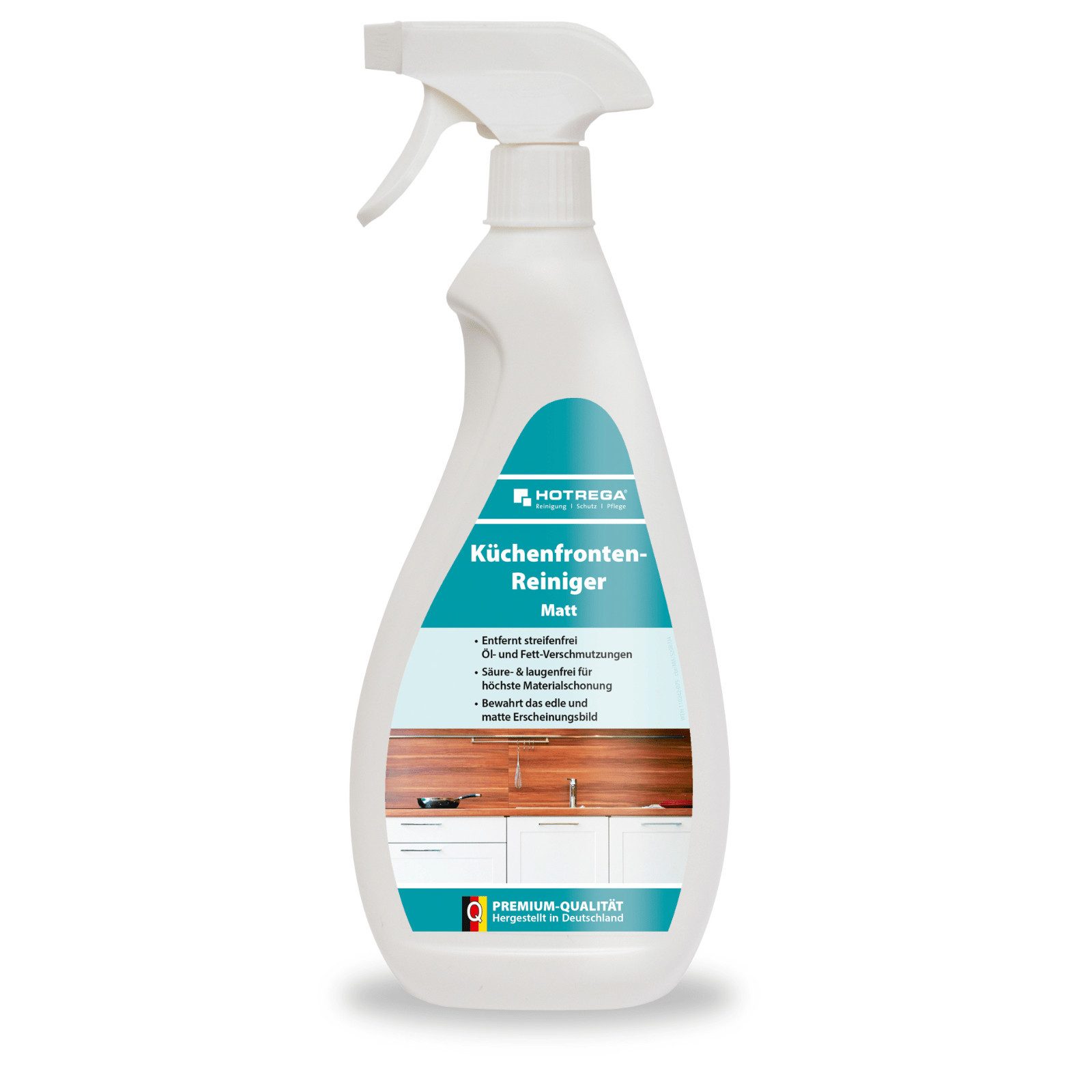 HOTREGA® Küchenfronten Reiniger matt Küchenreiniger streifenfrei 750ml Küchenreiniger