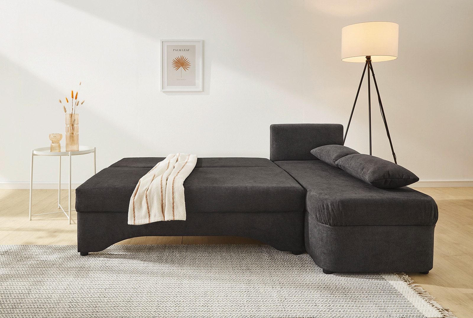 Jockenhöfer Gruppe Ecksofa Polaris L-Form, B: 191 cm, mit Bettfunktion & Bettkasten, Unser Dauertiefpreis