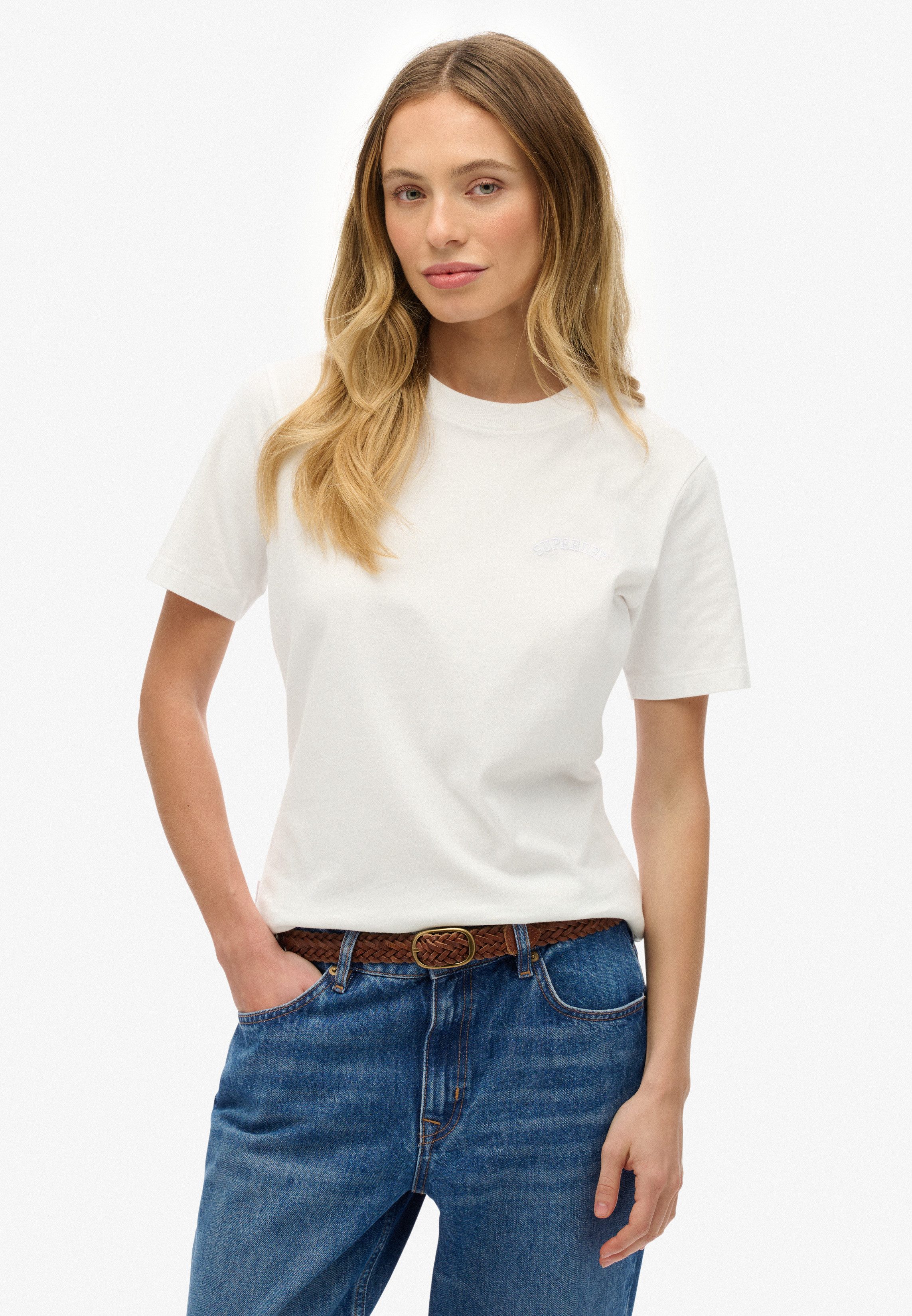 Superdry T-Shirt ESSENTIAL LOGO EMB TEE günstig online kaufen