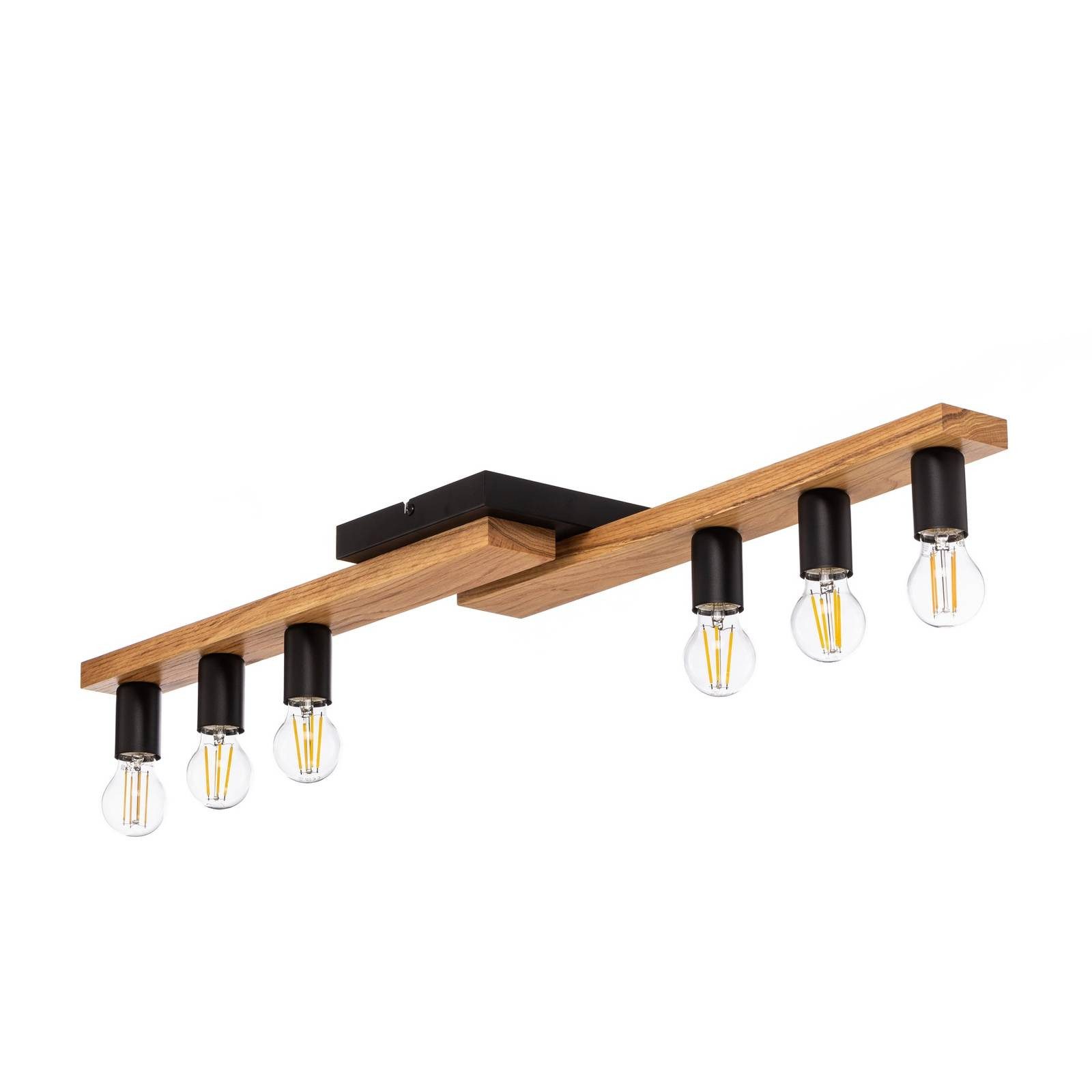 Envostar Deckenleuchten Laurent, Holz IP20, 6 x 15 W LED