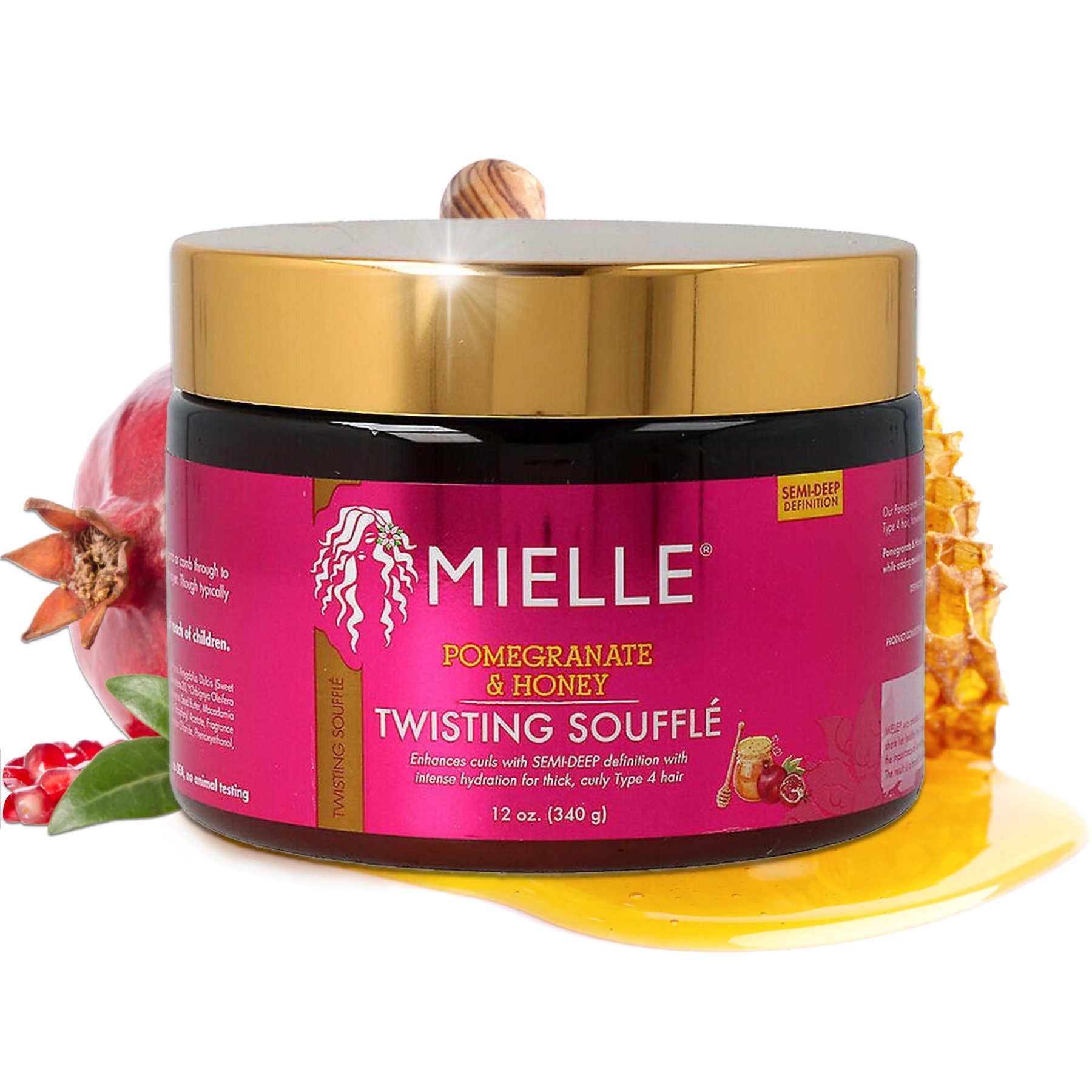 Mielle Organics Haarmaske Haarkur Уход за волосами von Mielle Pomegranate Honey Twisting Souffle, 1-tlg.