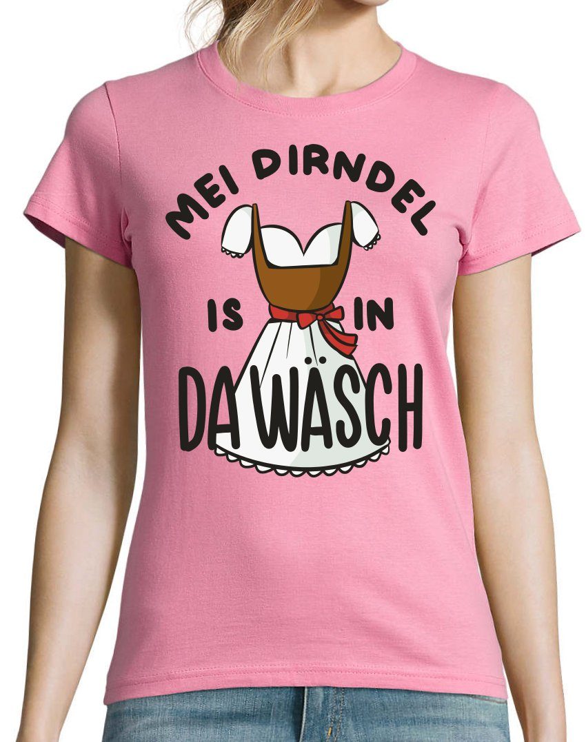 Youth Designz Print-Shirt MEI DIRNDEL IS IN DA WÄSCH Damen T-Shirt mit Fun- günstig online kaufen