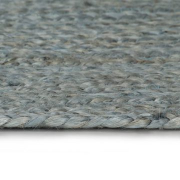Teppich Handgefertigt Jute Rund 90 cm Olivgrün, furnicato, Runde