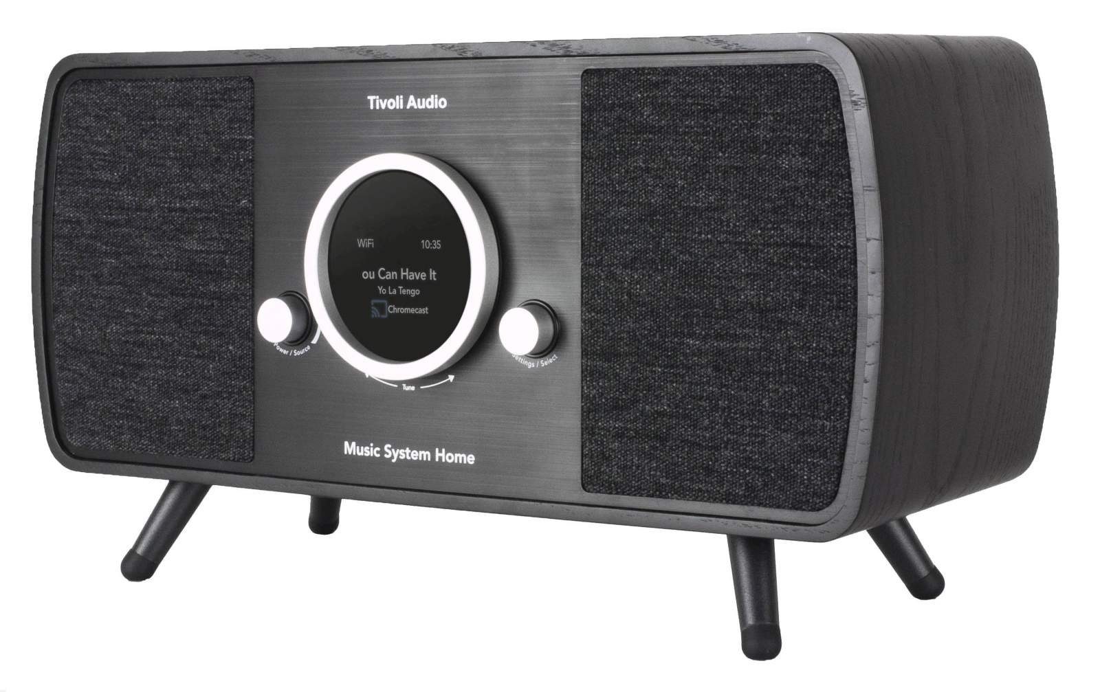 Tivoli Audio Music System Home 2G schwarz Digitalradio (DAB) (Digitalradio  (DAB),FM-Tuner, smartes Musiksystem, Digitalradio DAB+ und FM-Tuner,  Bluetooth, W-LAN/LAN und Streaming (Airplay2, Google Chromecast, Spotify  Connect), Wecker,Display mit ...