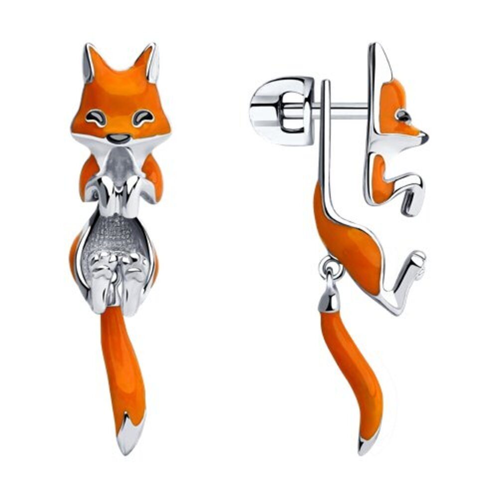 Secretforyou Paar Ohrstecker Ohrstecker Jacket Ohrringe Sterlingsilber Emai günstig online kaufen