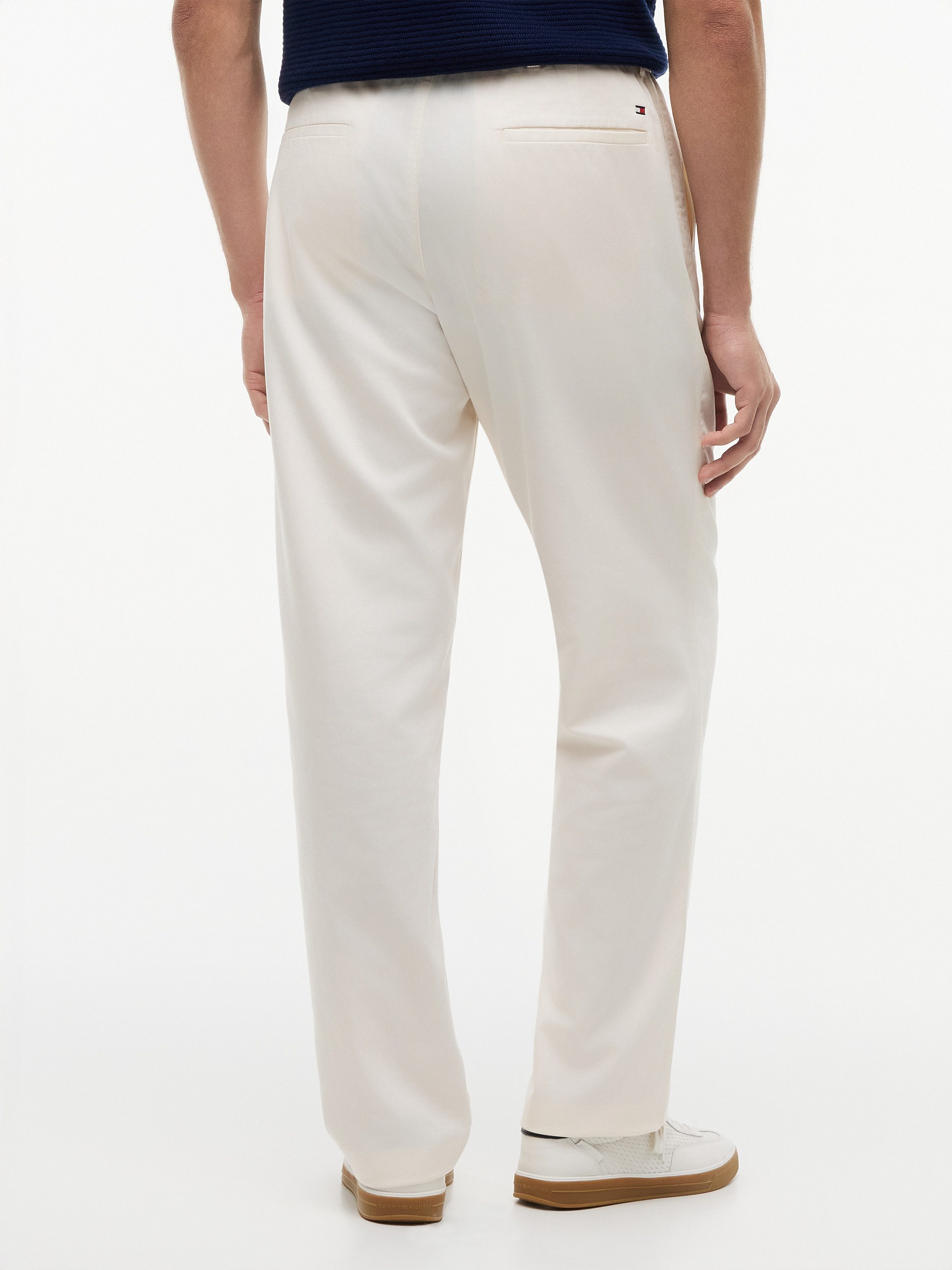 Tommy Hilfiger Chinohose DOVER 3/4 ELASTICATED TENCEL Regular Fit Stretch aus Twill