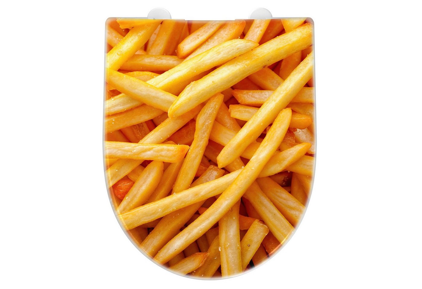 Thumbnail - Primedeco WC-Sitz mit Absenkautomatik Motiv Pommes Frites (1-St), Absenkautomatik, Soft-Close