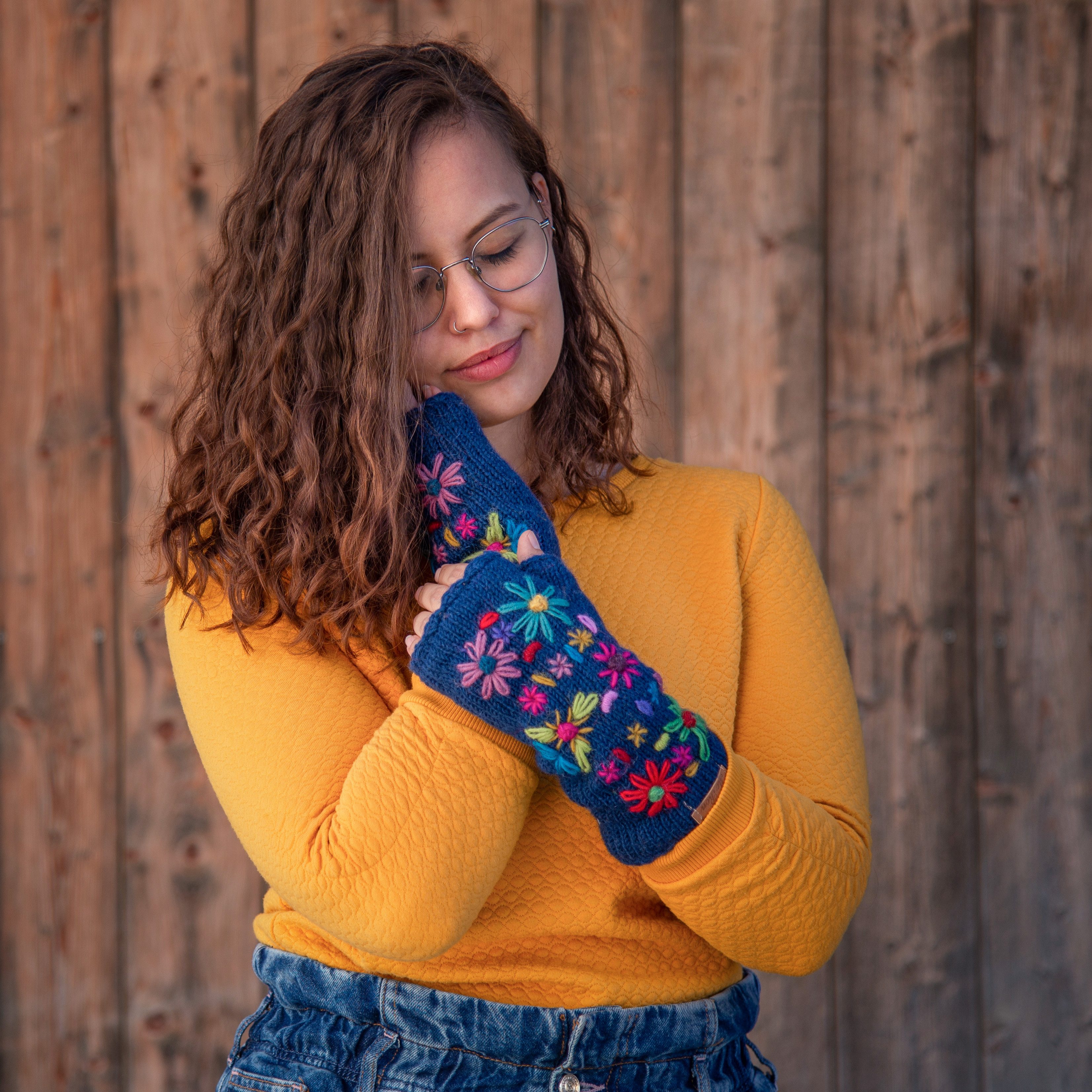 McRon Armstulpen Pulswärmer Modell Dafne gefüttert mit Fleece, mit Daumen günstig online kaufen