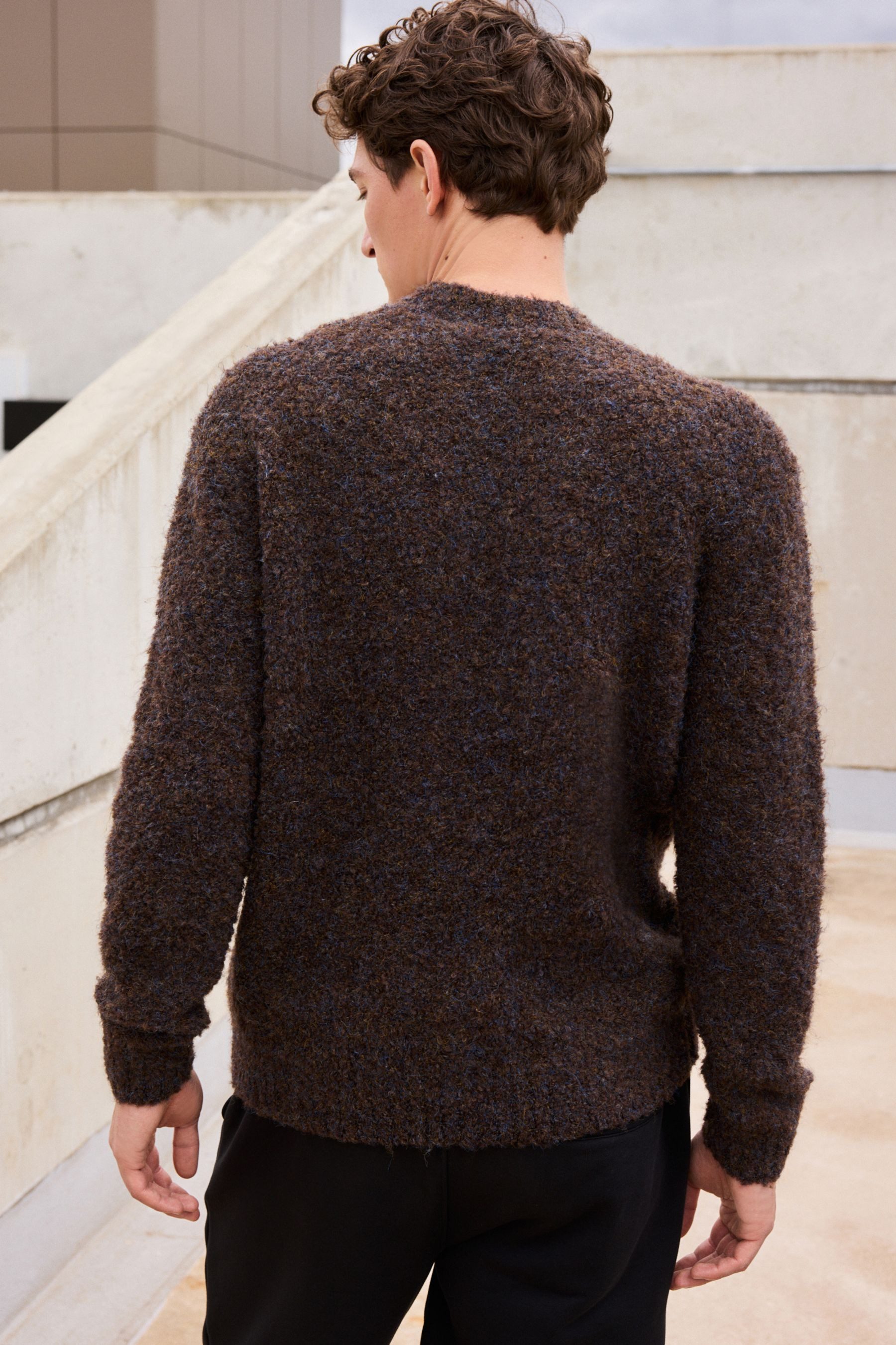 Next Rundhalspullover Relaxed Fit Rundhalspullover mit günstig online kaufen