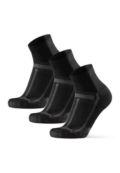 DANISH ENDURANCE Laufsocken Long Distance Running Socks (Packung, 3-Paar) Anti-Blasen, Technisch