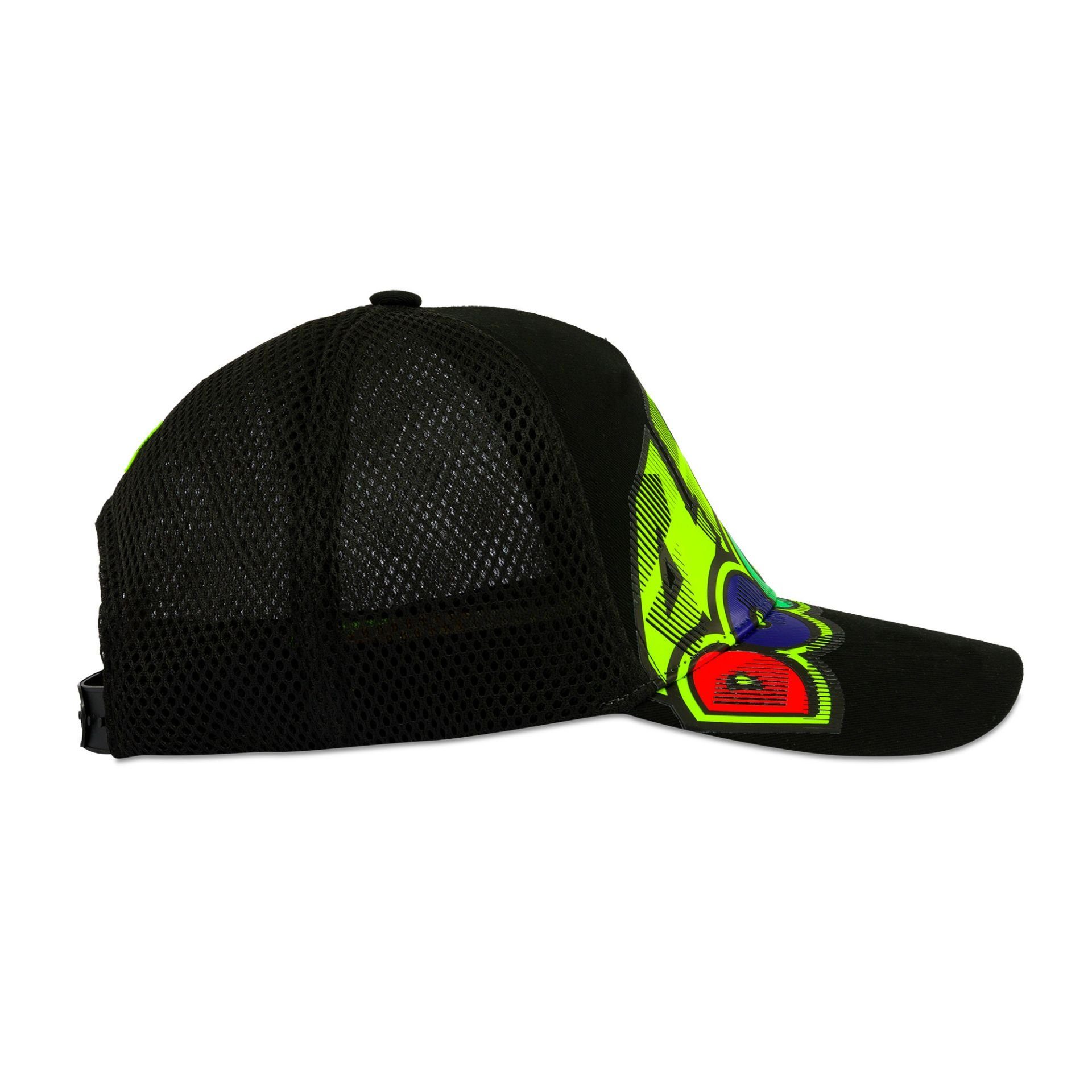 VR46 Trucker Cap Größenverstellbar Valentino 46 The (Schwarz) Doctor Rossi