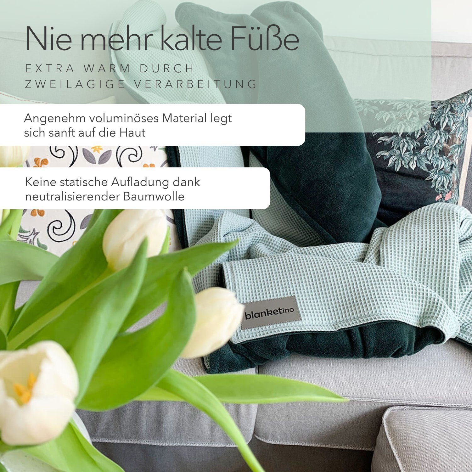 Wohndecke flauschige Kuscheldecke, wärmende Couchdecke, blanketino, günstig online kaufen