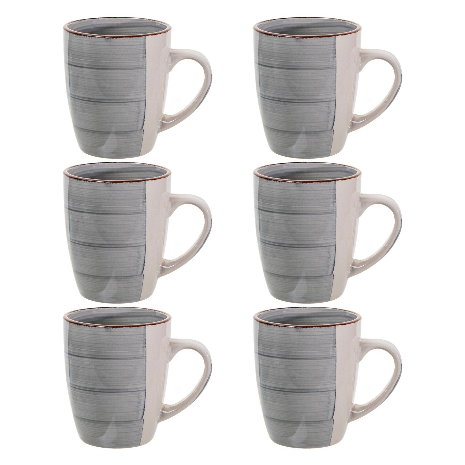 Set Tee PREMIUM Keramik, hochwertige astor24 Kaffeetassen Qualität in Tasse Pott Becher Kaffee Tassen Geschirr,