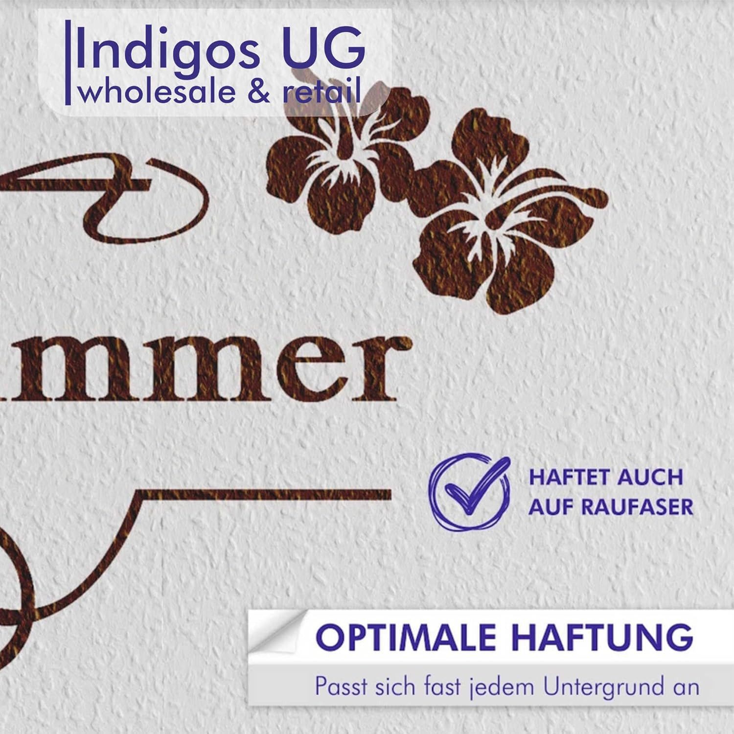 INDIGOS UG Wandtattoo Wandtattoo - Wandaufkleber - w184 Schmetterlinge Wandaufkleber