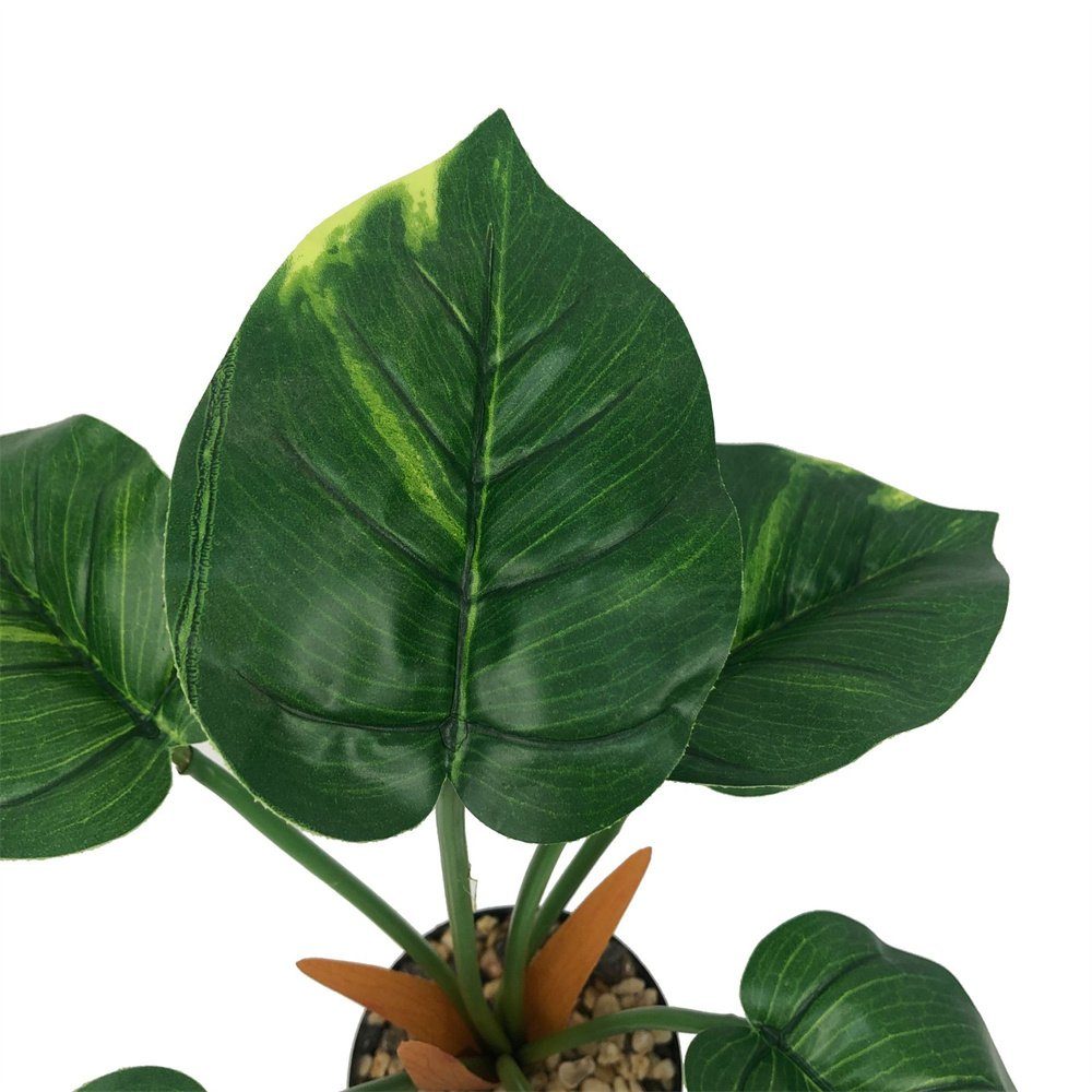 Simulation Topfpflanzen, Rouemi Kunstpflanze Grünes Pflanzen, Künstliche Blatt Pflanzen