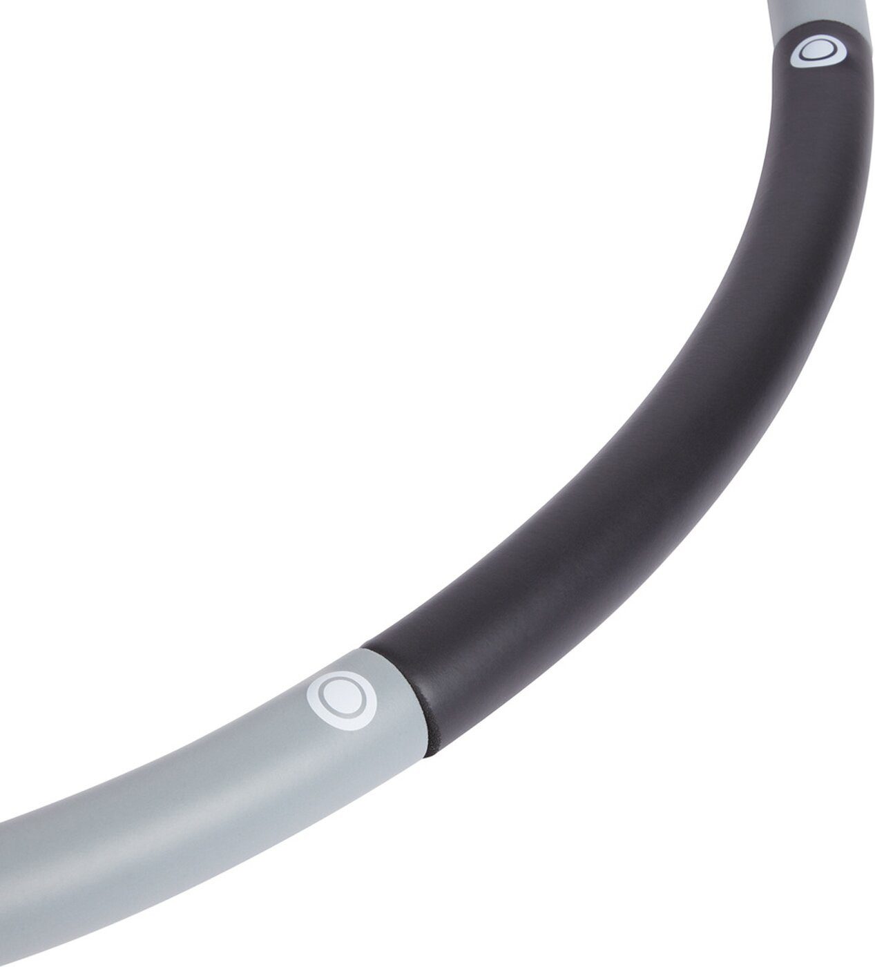 Energetics Turnring Gym-Reifen Hula Hoop Ring TRANSPARENT/BLACK