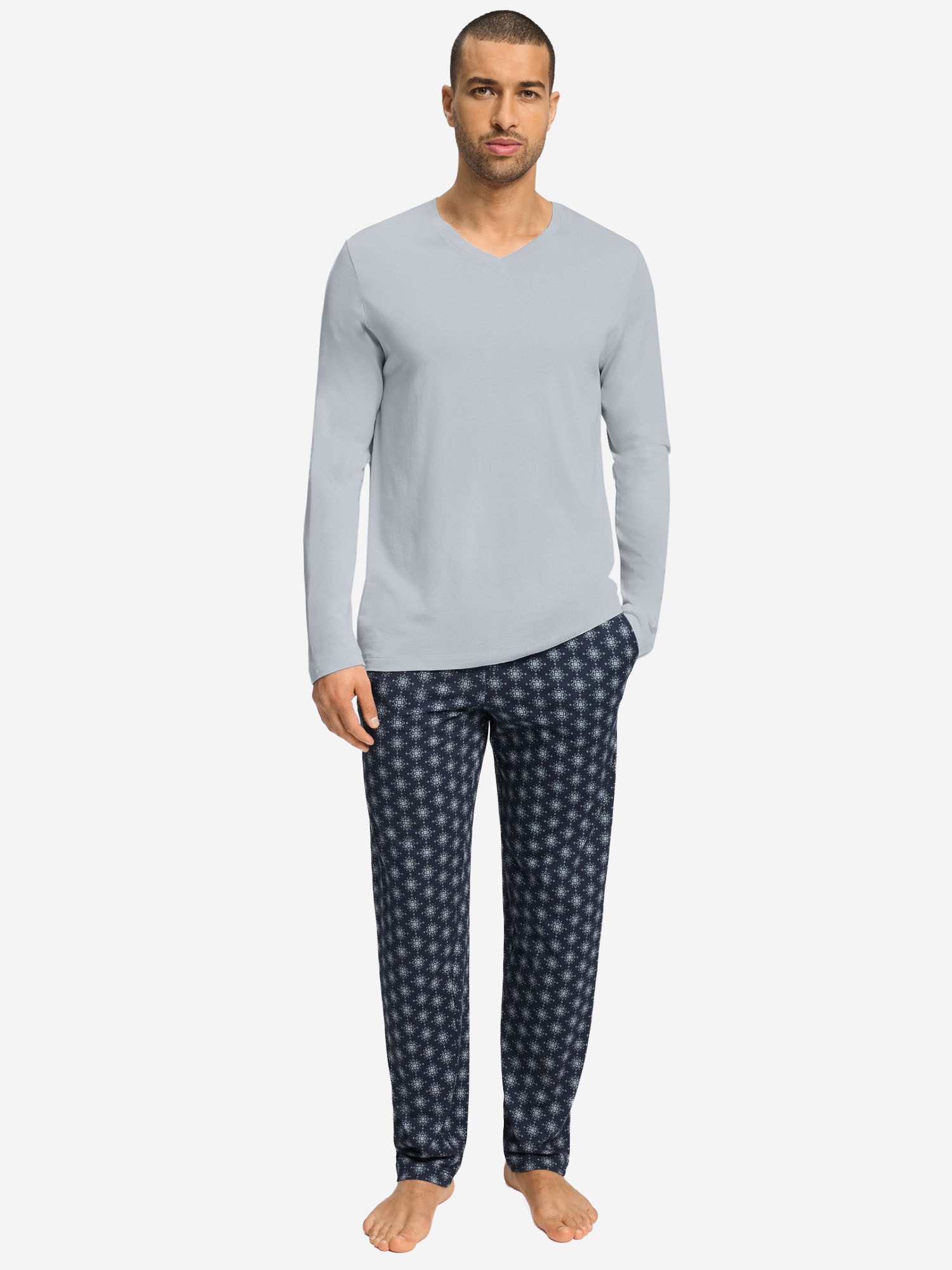 Hanro Pyjama Night & Day (2 tlg) Schlafanzug, Pyjama Set, Nachtwäsche