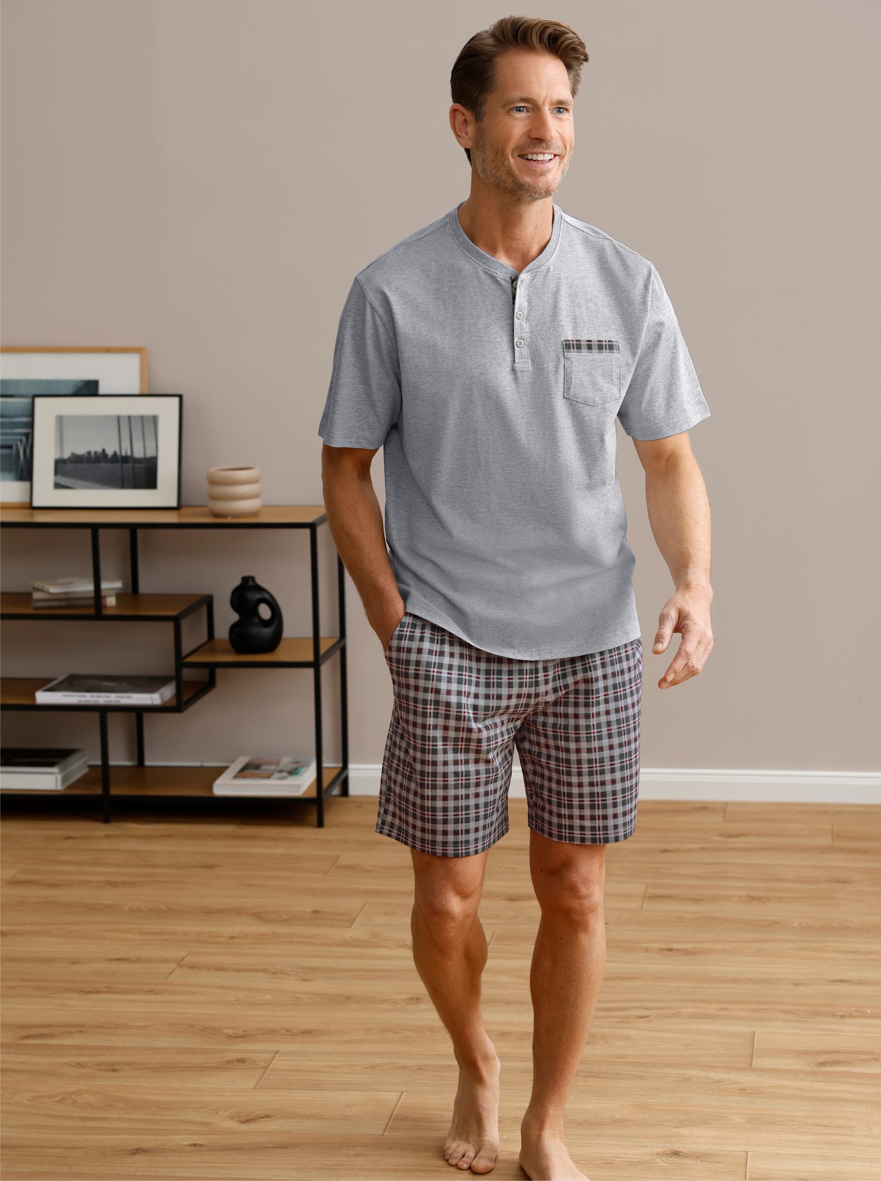 Witt Schlafanzug Shorty Kurzarm