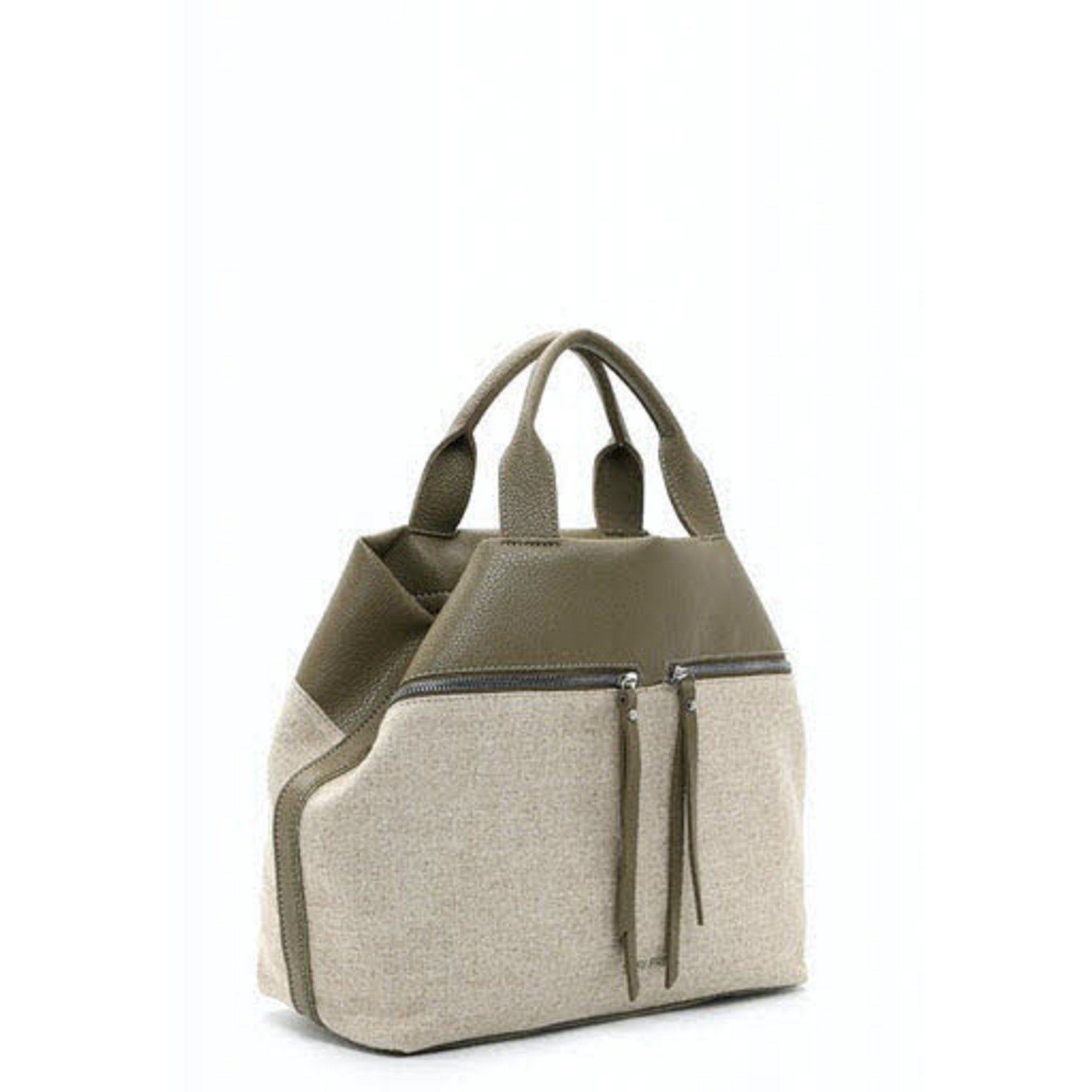 SURI FREY Shopper Damen Tasche Shopper Schultertasche Umhängetasche, Synthetikkombination Khaki