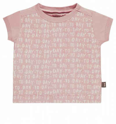 Imps&Elfs Rundhalsshirt »IMPS&ELFS Sommer-Shirt locker luftiges T-Shirt für unsere Kleinen mit coolem Print Rundhals-Shirt Rosa«