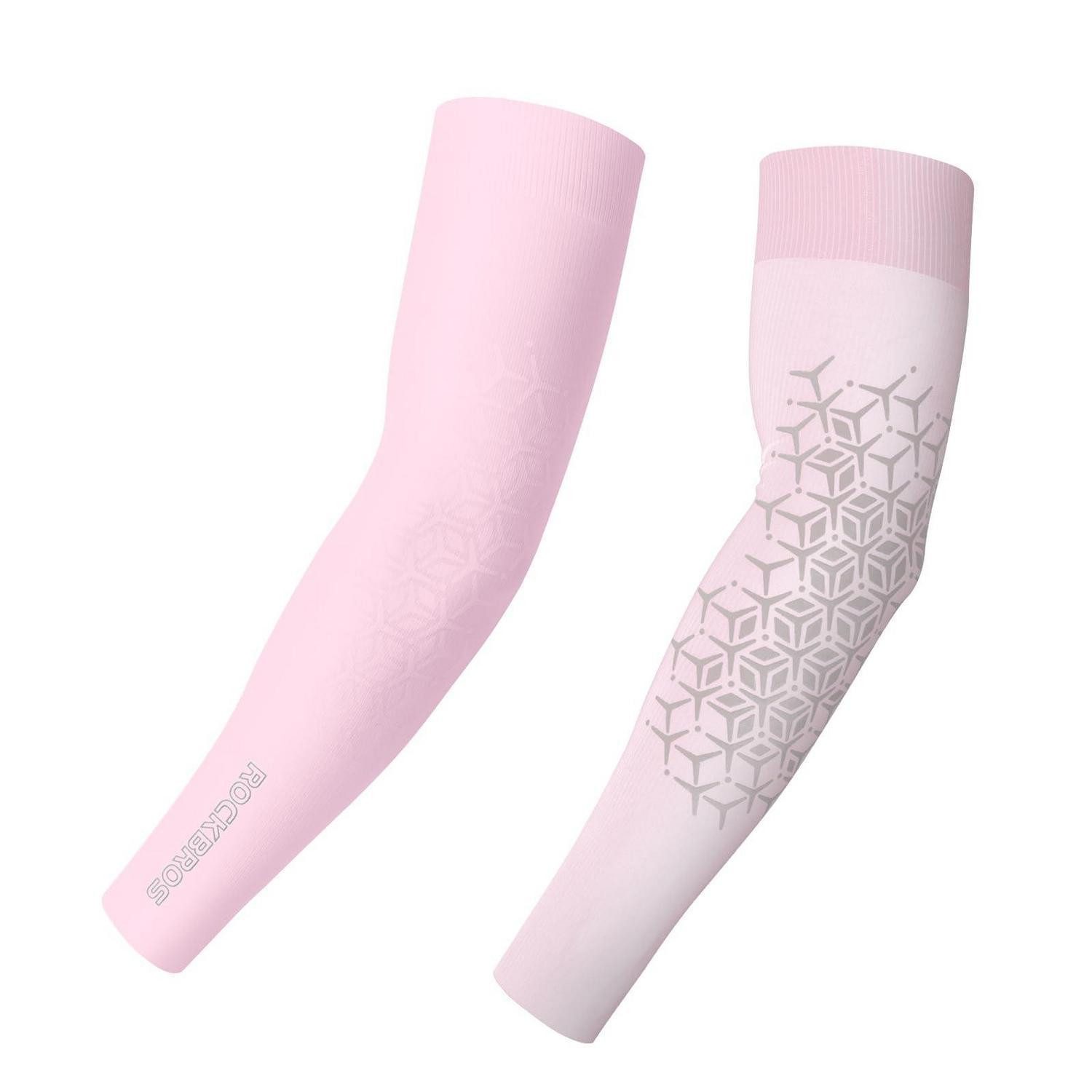 LuxusKollektion Armlinge Ärmlinge UPF50+ Rosa Schnelltrocknend (1-St)