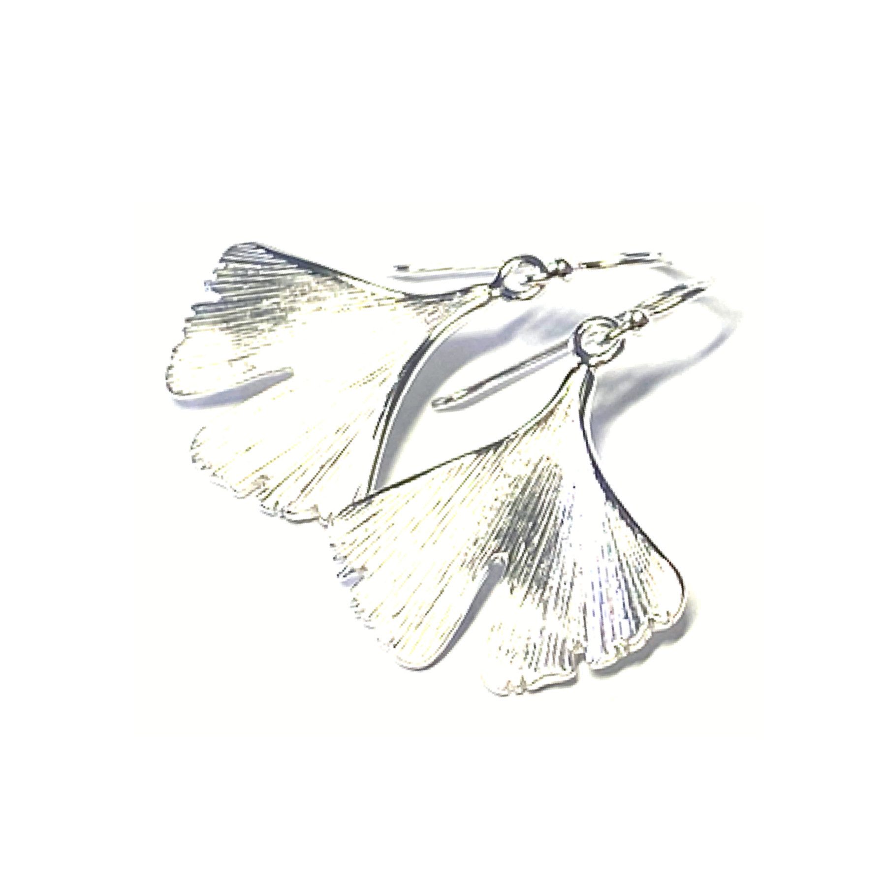 Edelschmiede925 Ohrstecker-Set Ohrring Silber 925 Gingko Ohrhänger Pendelst günstig online kaufen
