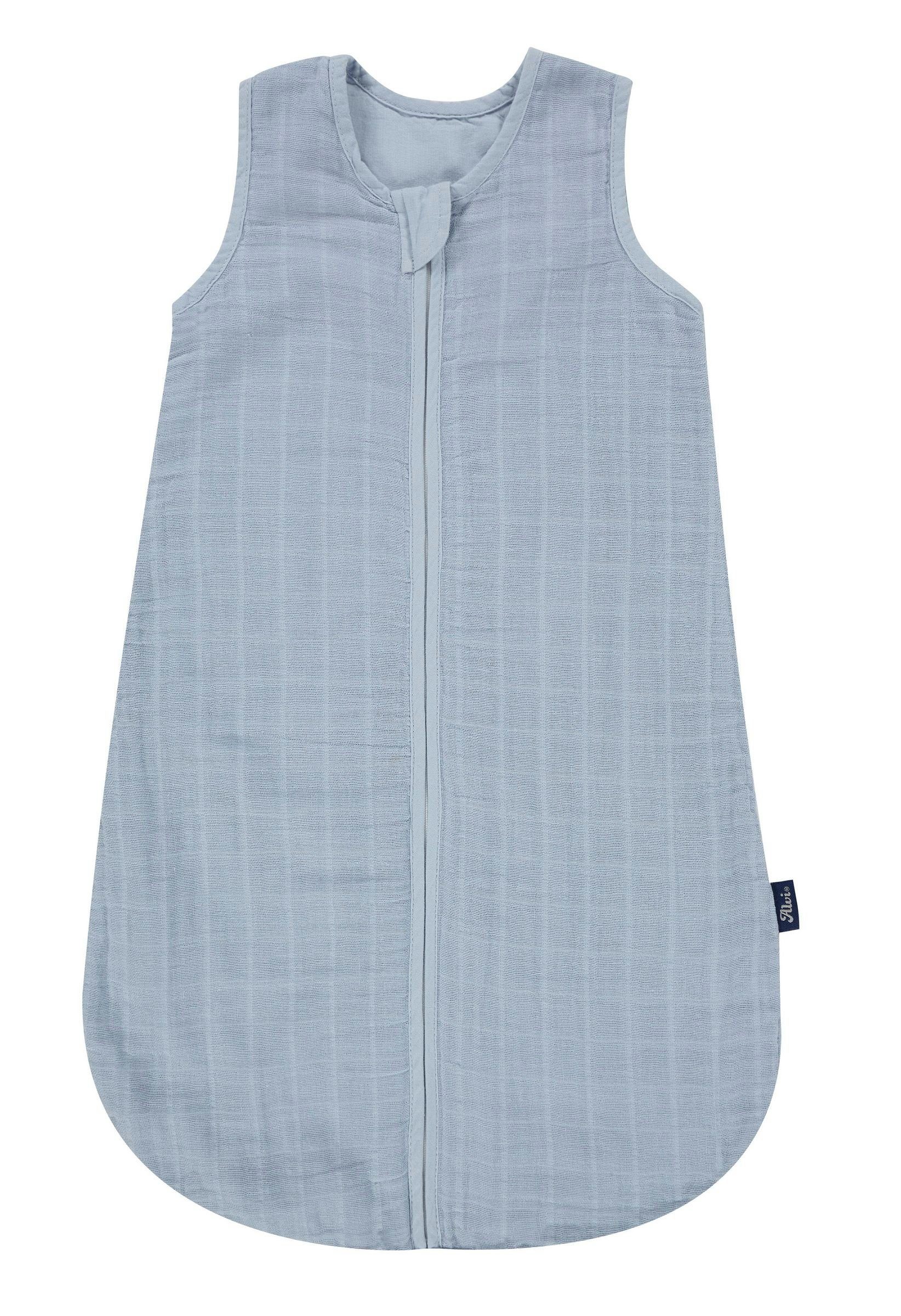 Babyschlafsack Babyschlafsack Mull-Schlafsack Uni blau