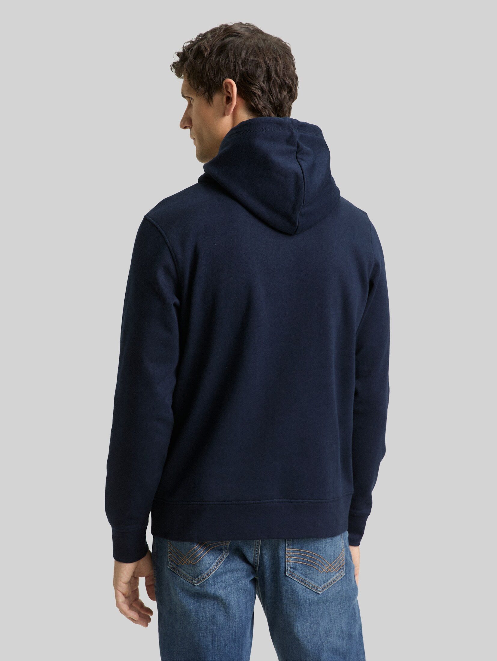 TOM TAILOR Sweatshirt Strick & Sweatshirts Hoodie Sweatshirt mit Logo-Print – Bild 3 von 5