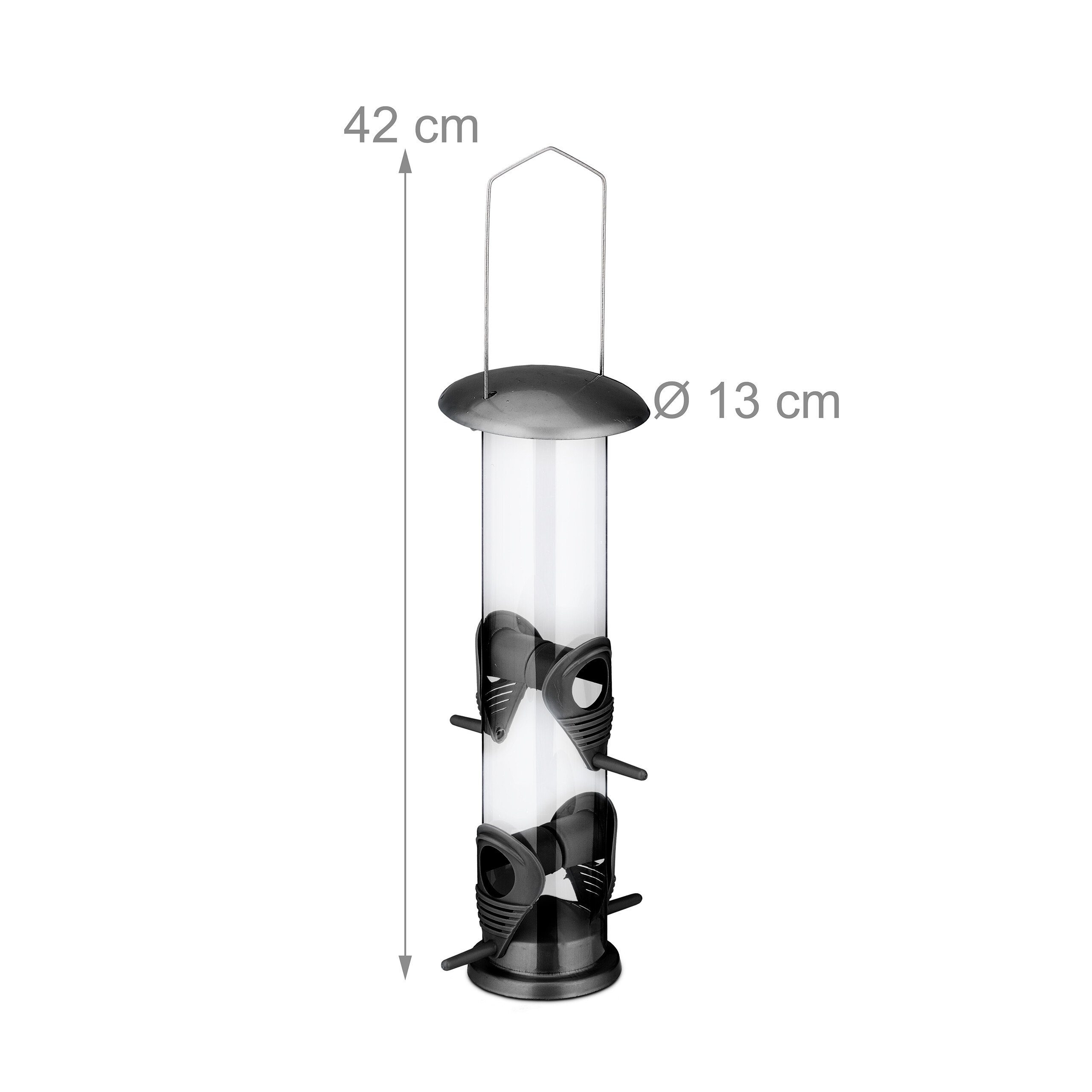 relaxdays Futterspender Vogelfutterspender zum Aufhängen