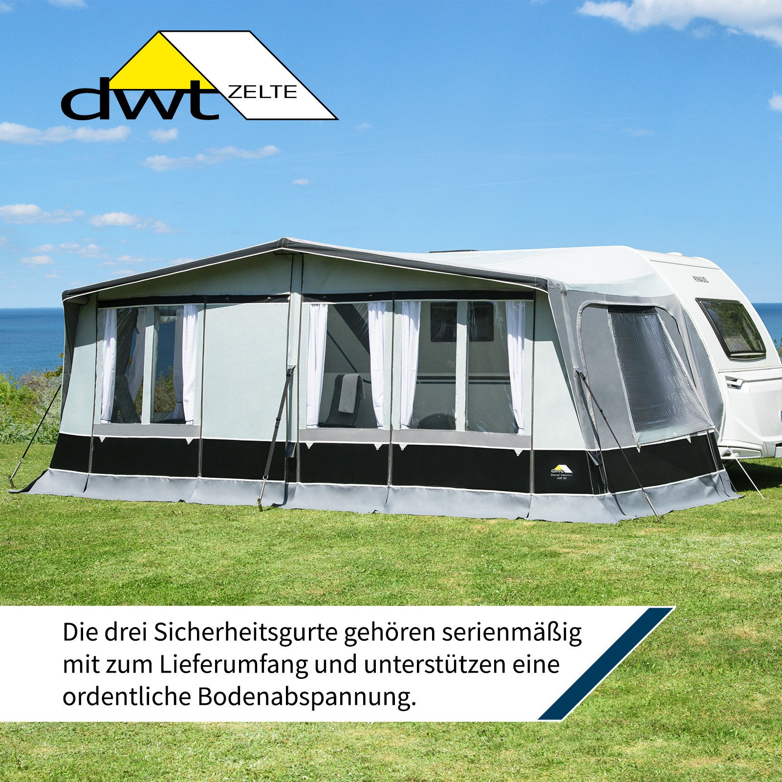 dwt Vorzelt Travel Comfort Air, Gr. 31 (906-930 cm)