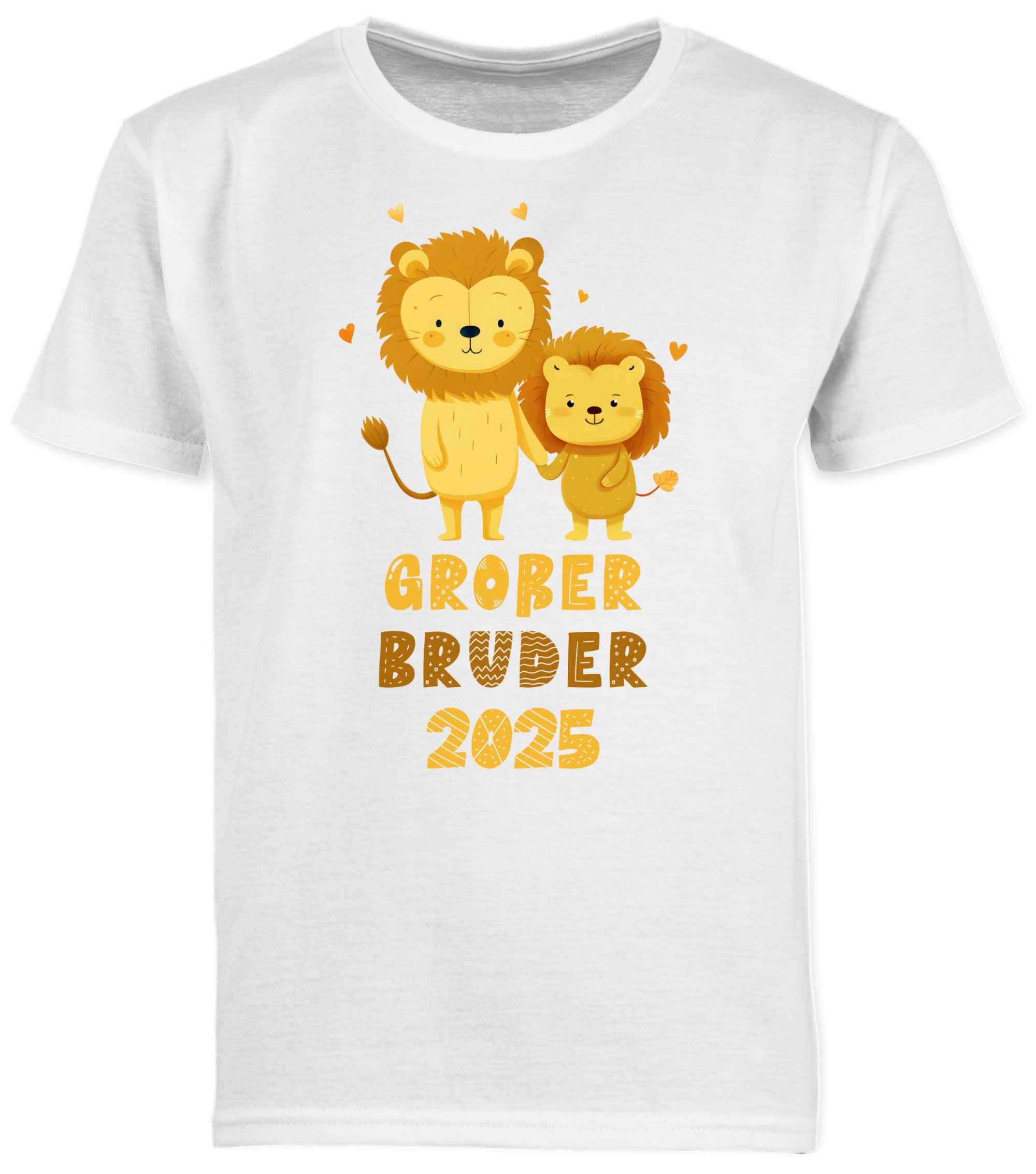 T-Shirt Ich werde großer Bruder 2025 Löwen