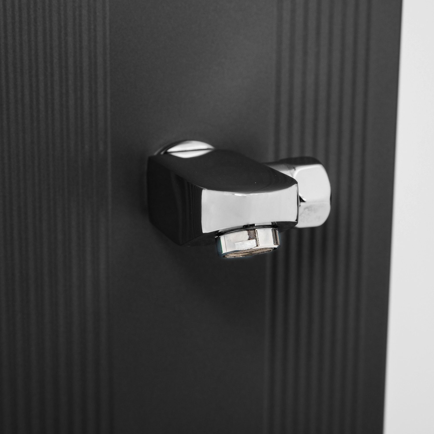 Steinbach Solardusche Slim Line Deluxe schwarz